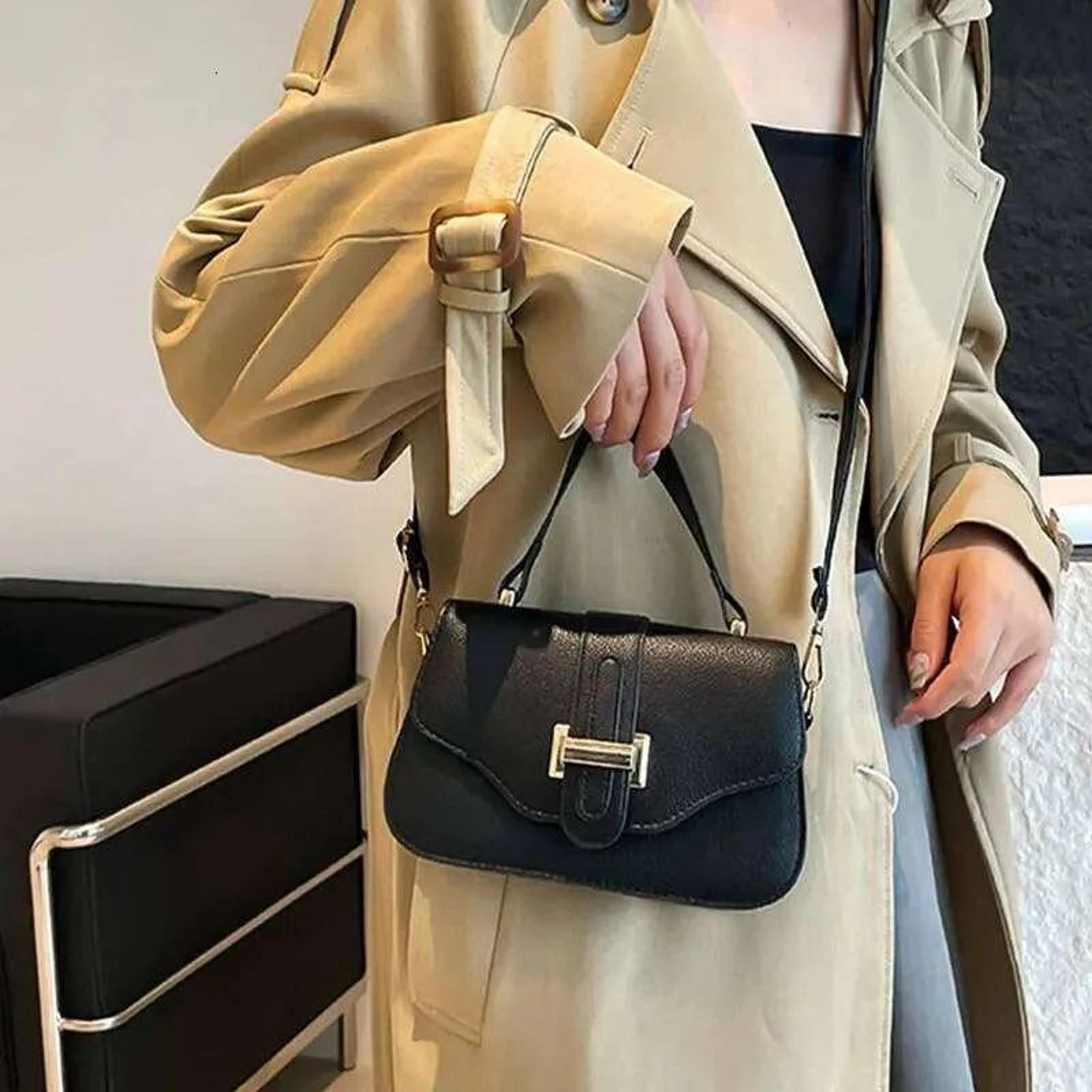 women's large capacity pu leather shoulder bag with plaid pattern and zipper closure