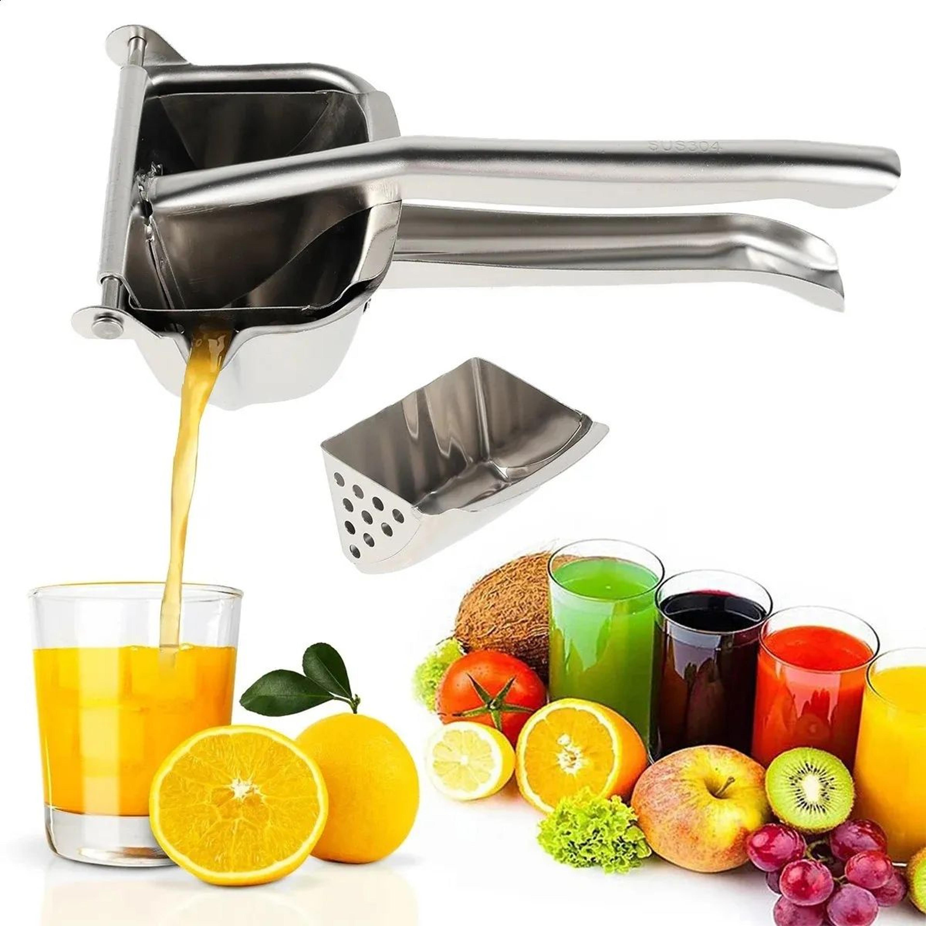 stainless steel lemon squeezer heavy duty manual citrus juicer hand press