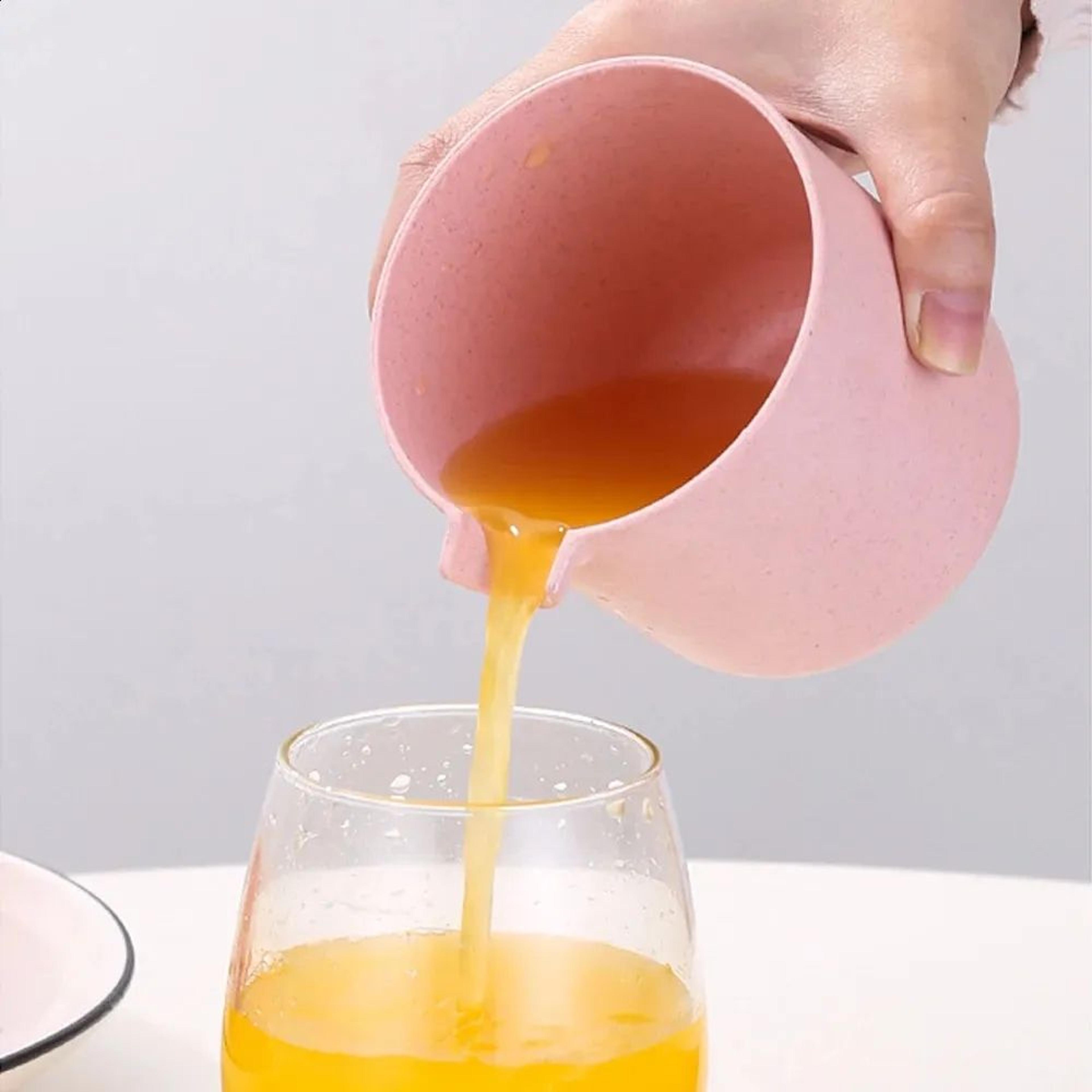 portable manual citrus juicer with hand rotation press for lemons and limes