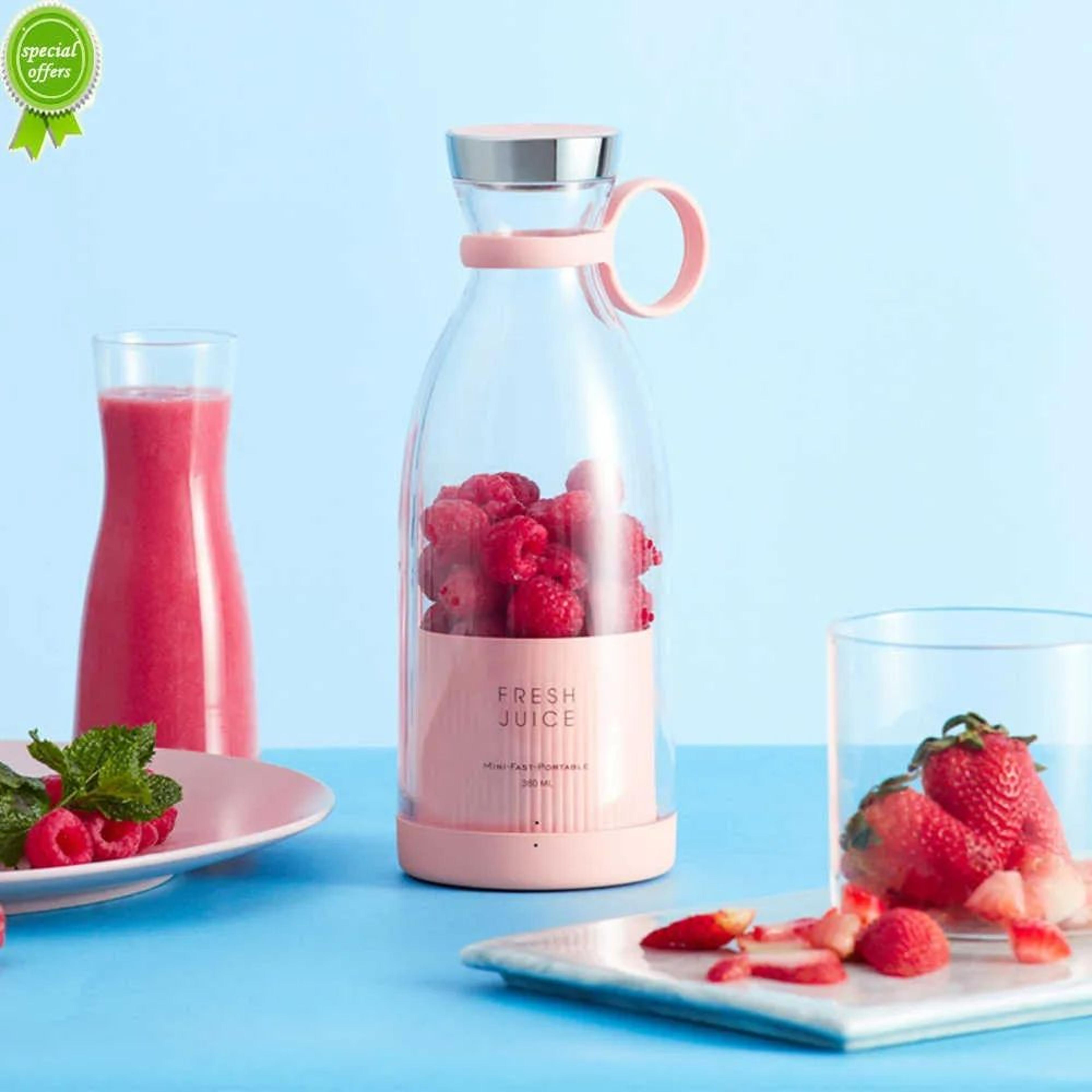portable blender and personal juicer with cup and rechargeable battery