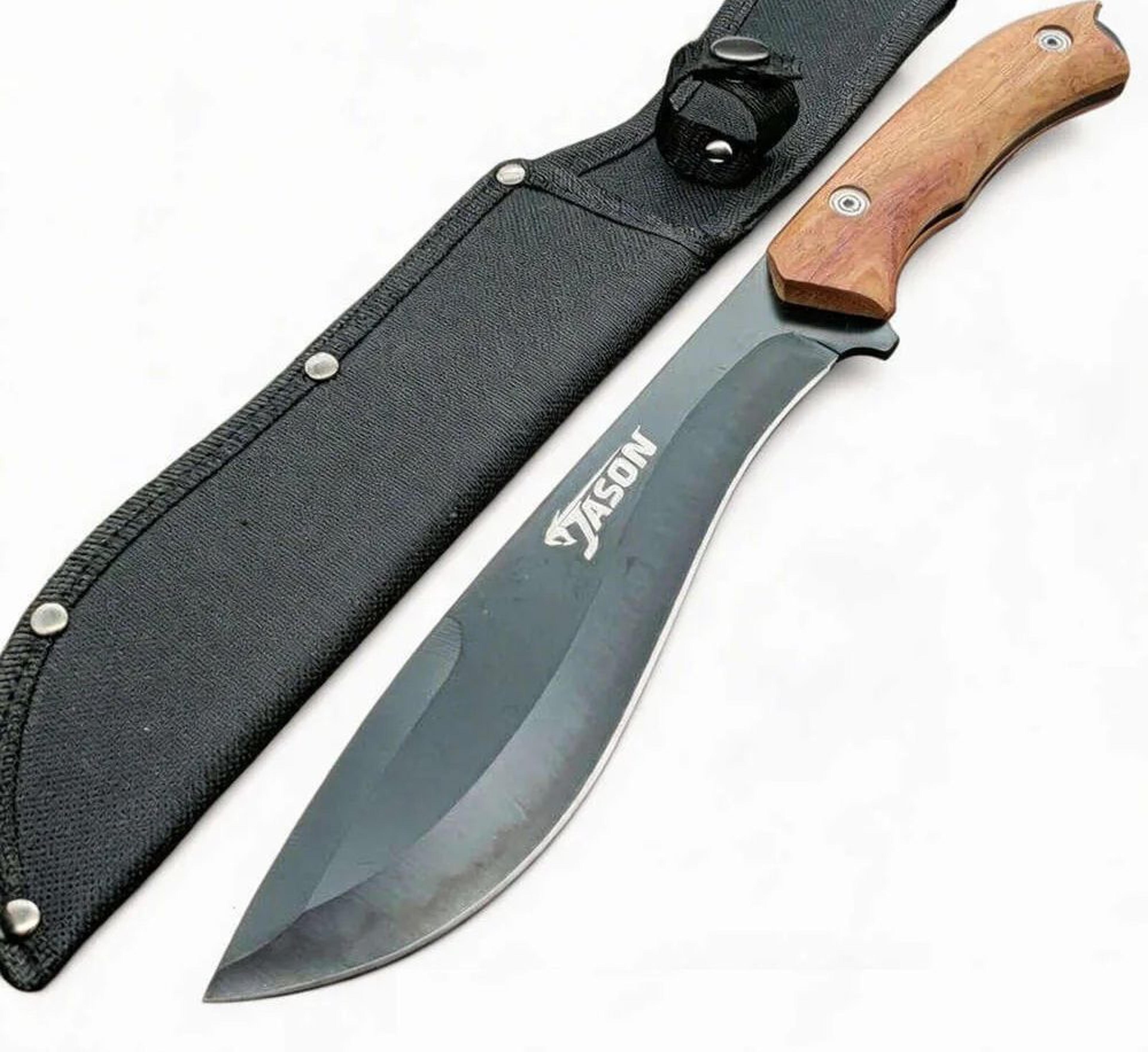 outdoor survival machete knife with high hardness blade for camping and hiking