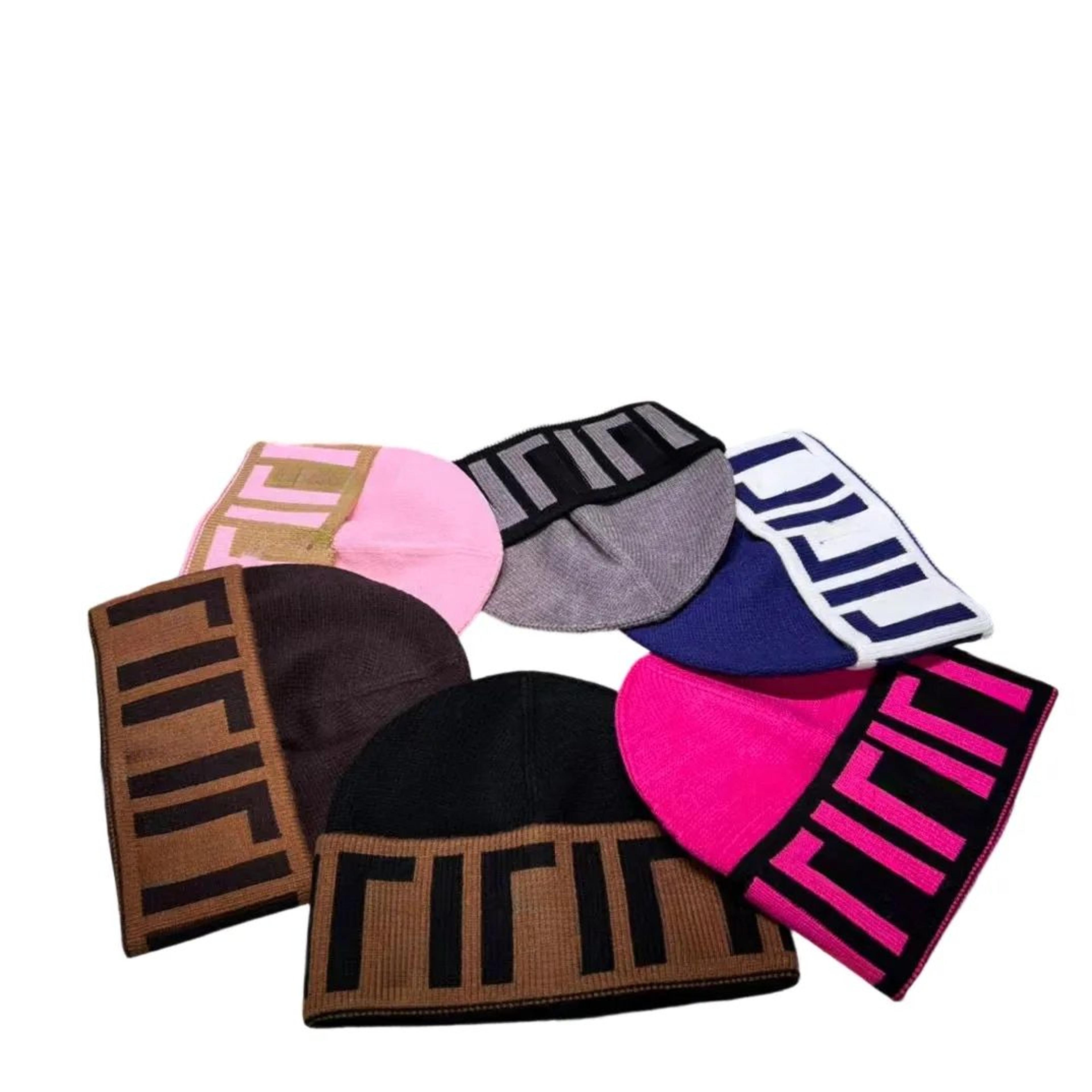 thermal knit plaid beanie hat for men and women warm winter skull cap