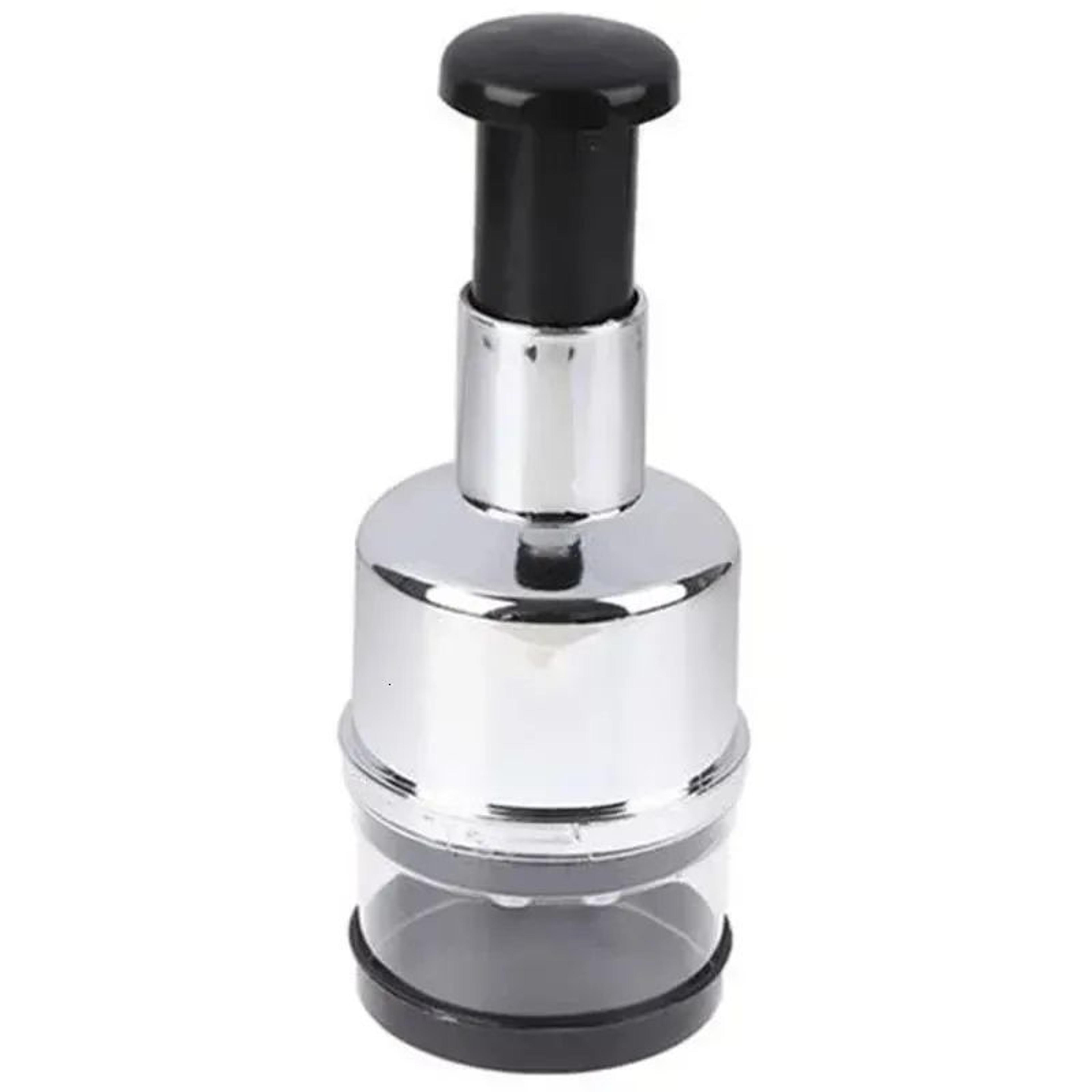 automatic onion chopper with stainless steel blades for vegetable and garlic prep