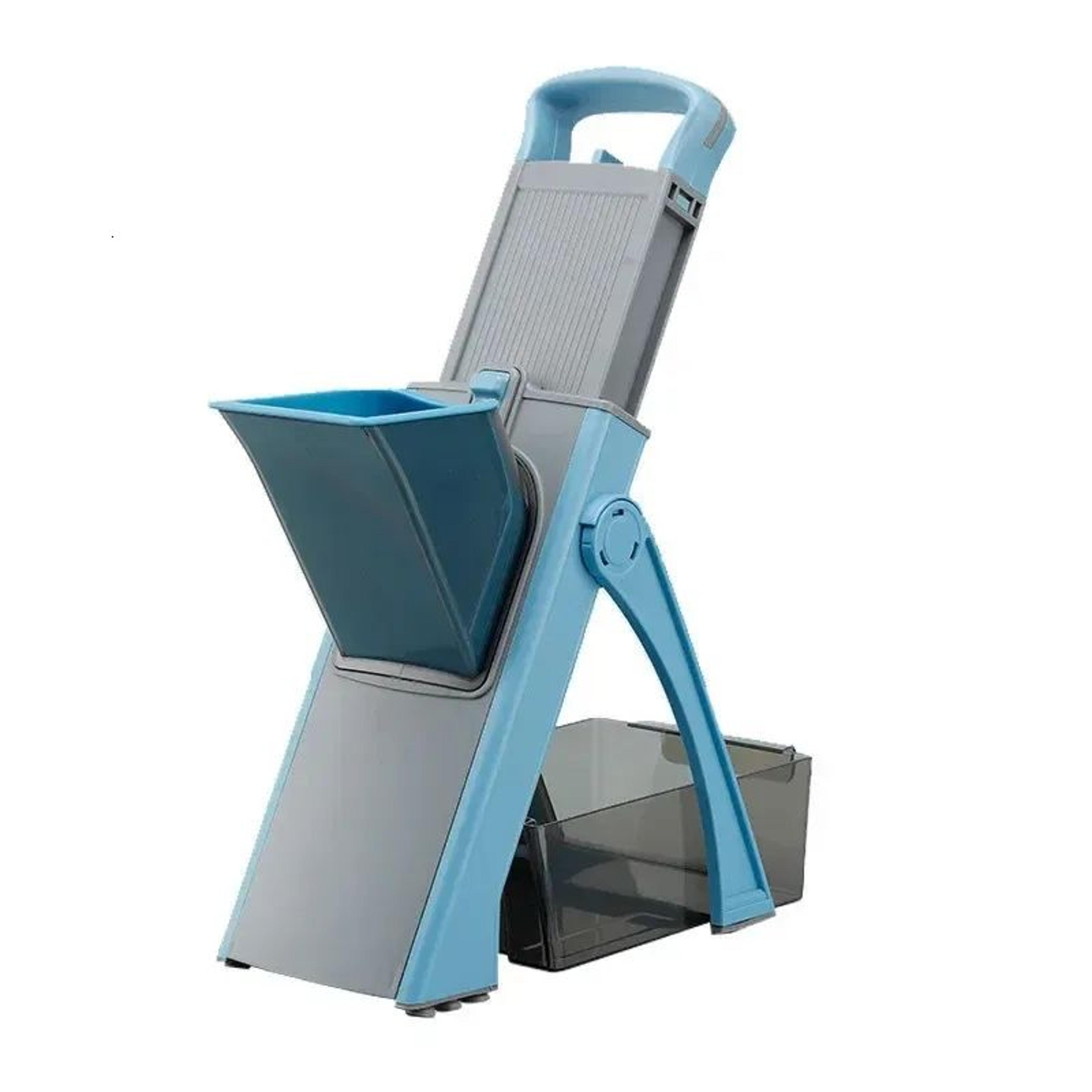 multi function vegetable slicer and food chopper with stainless steel blades