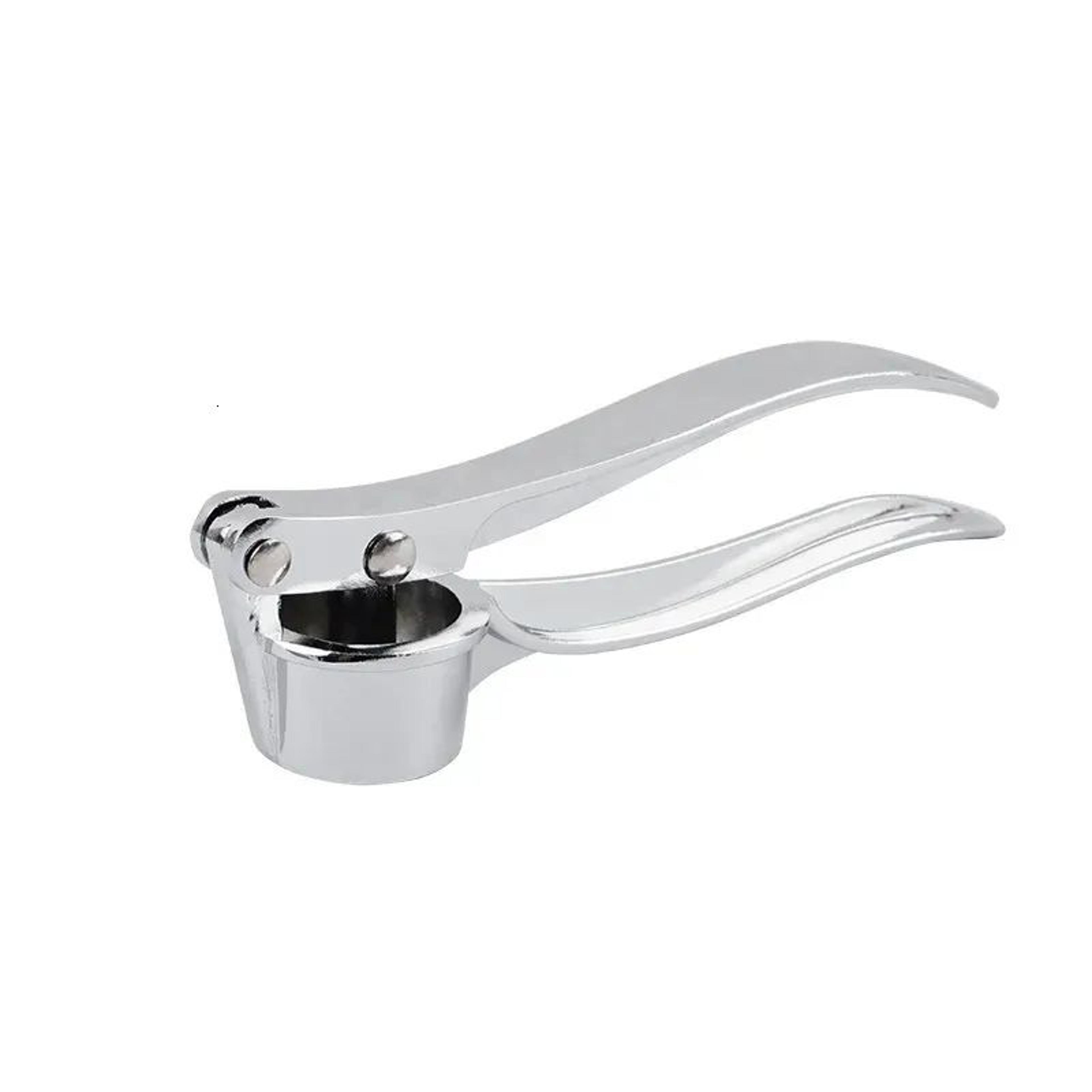 manual garlic press crusher with stainless steel blades for garlic and ginger