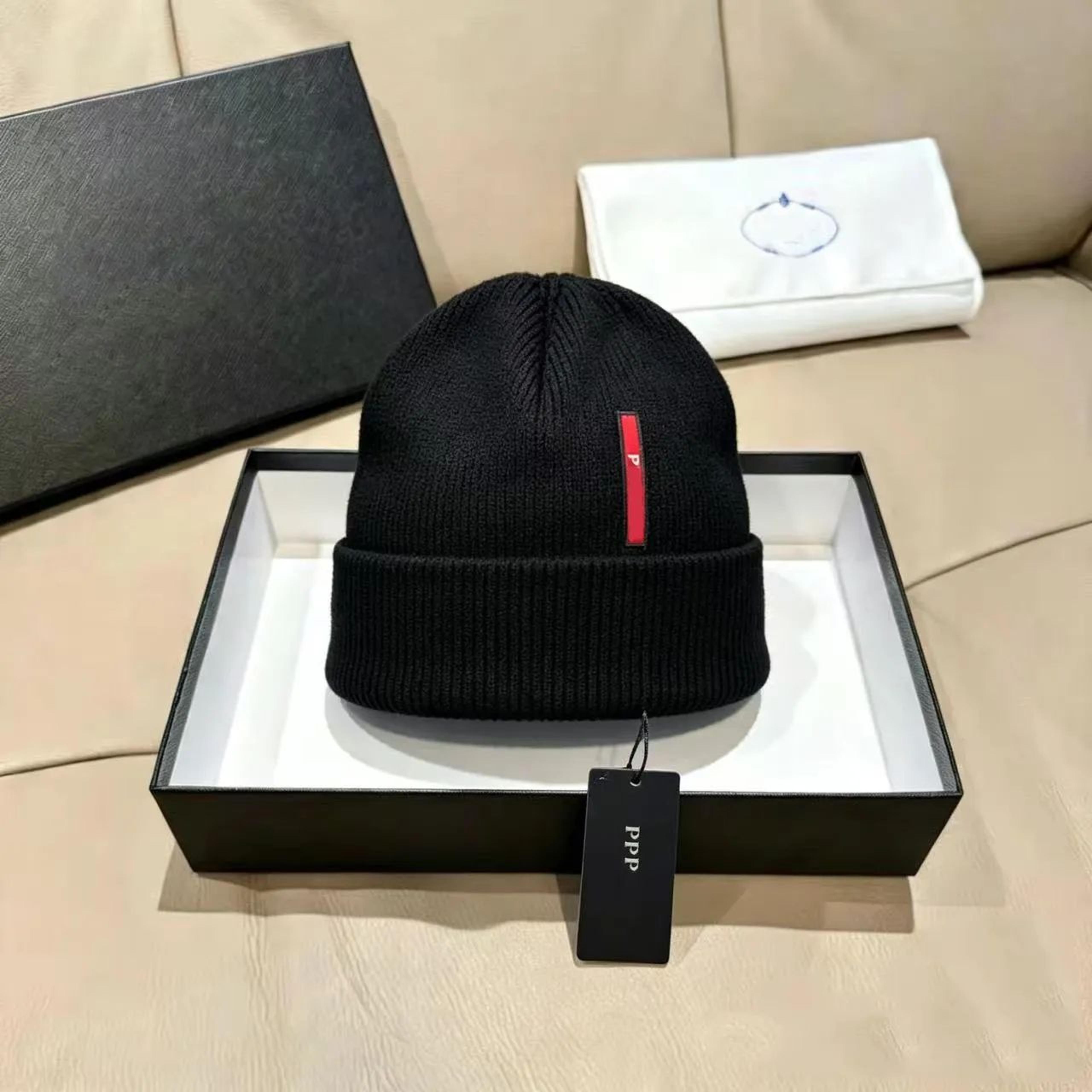 winter knit beanie hat with pom pom for men and women warm fitted skull cap