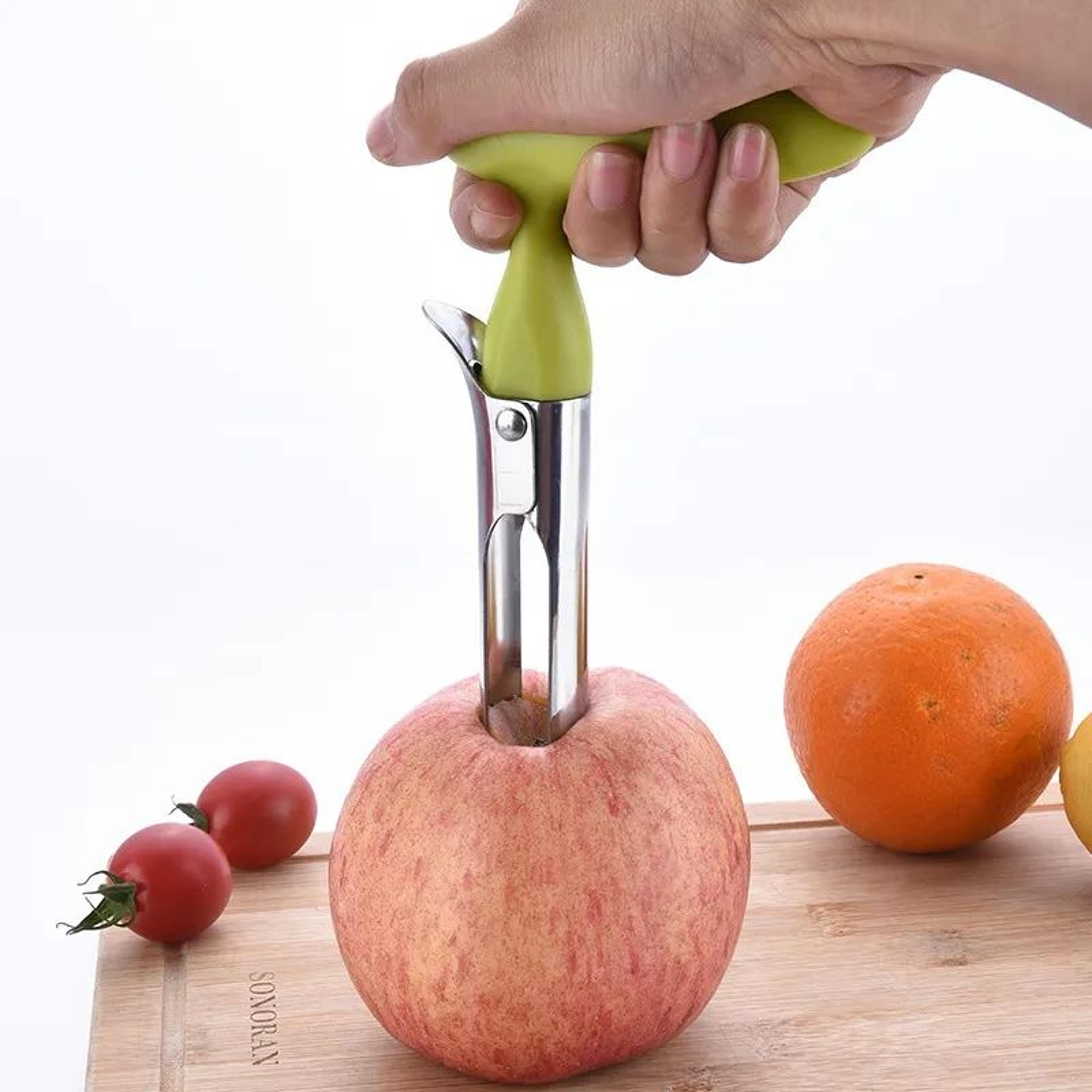 apple pear corer and pitter twist fruit seed remover for peppers and kitchen prep