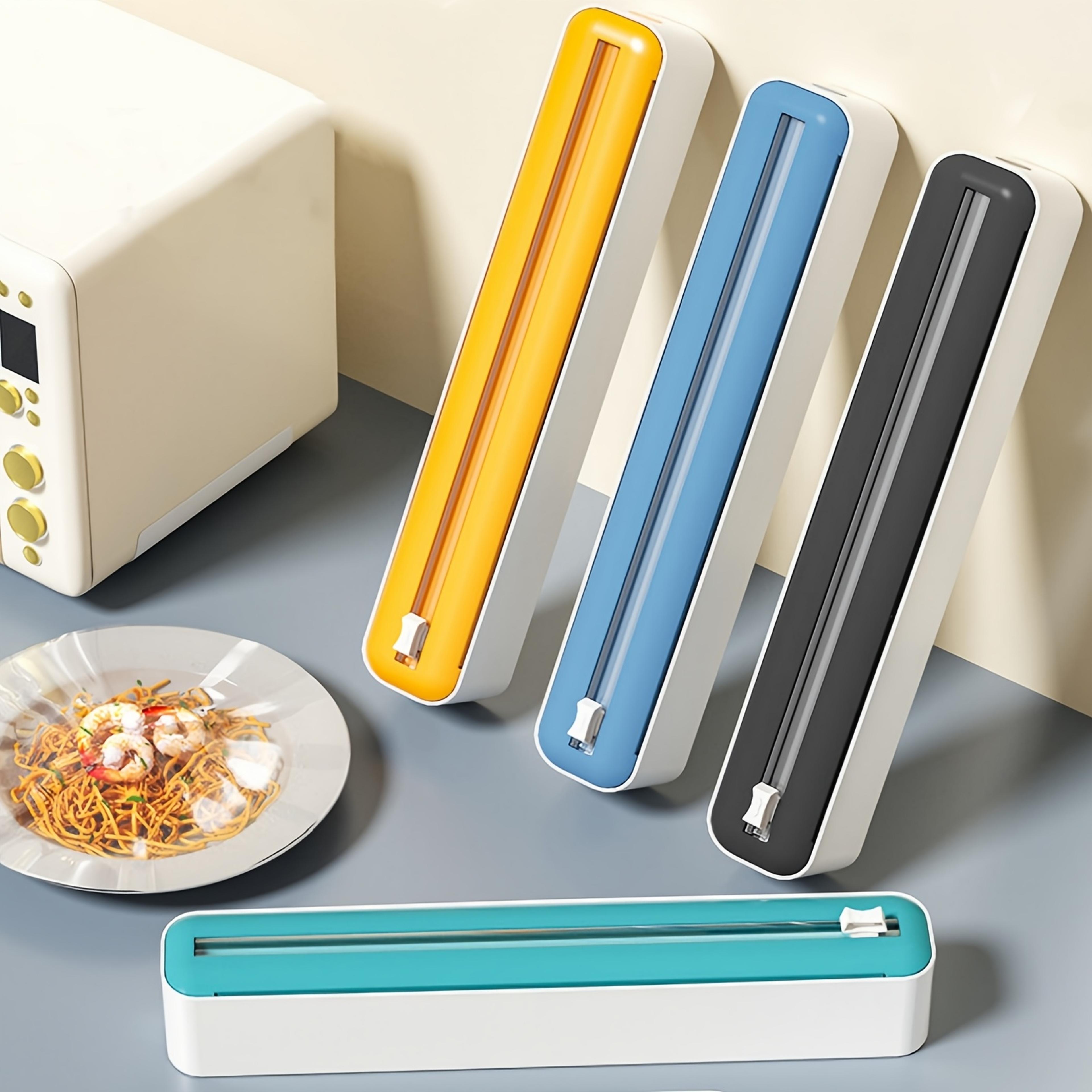 plastic wrap dispenser and foil dispenser with cutter