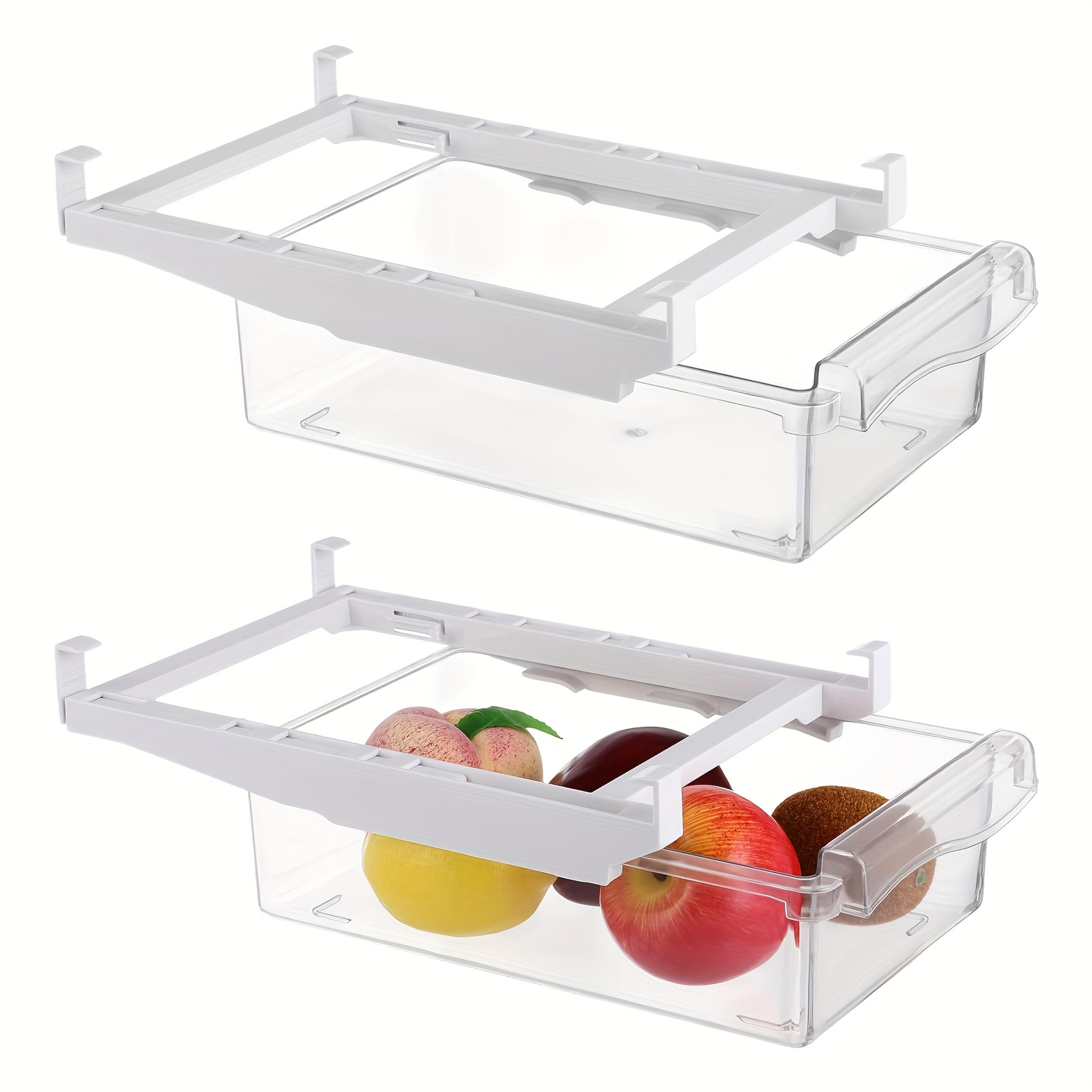 sliding refrigerator egg holder drawer space saving fridge egg storage rack