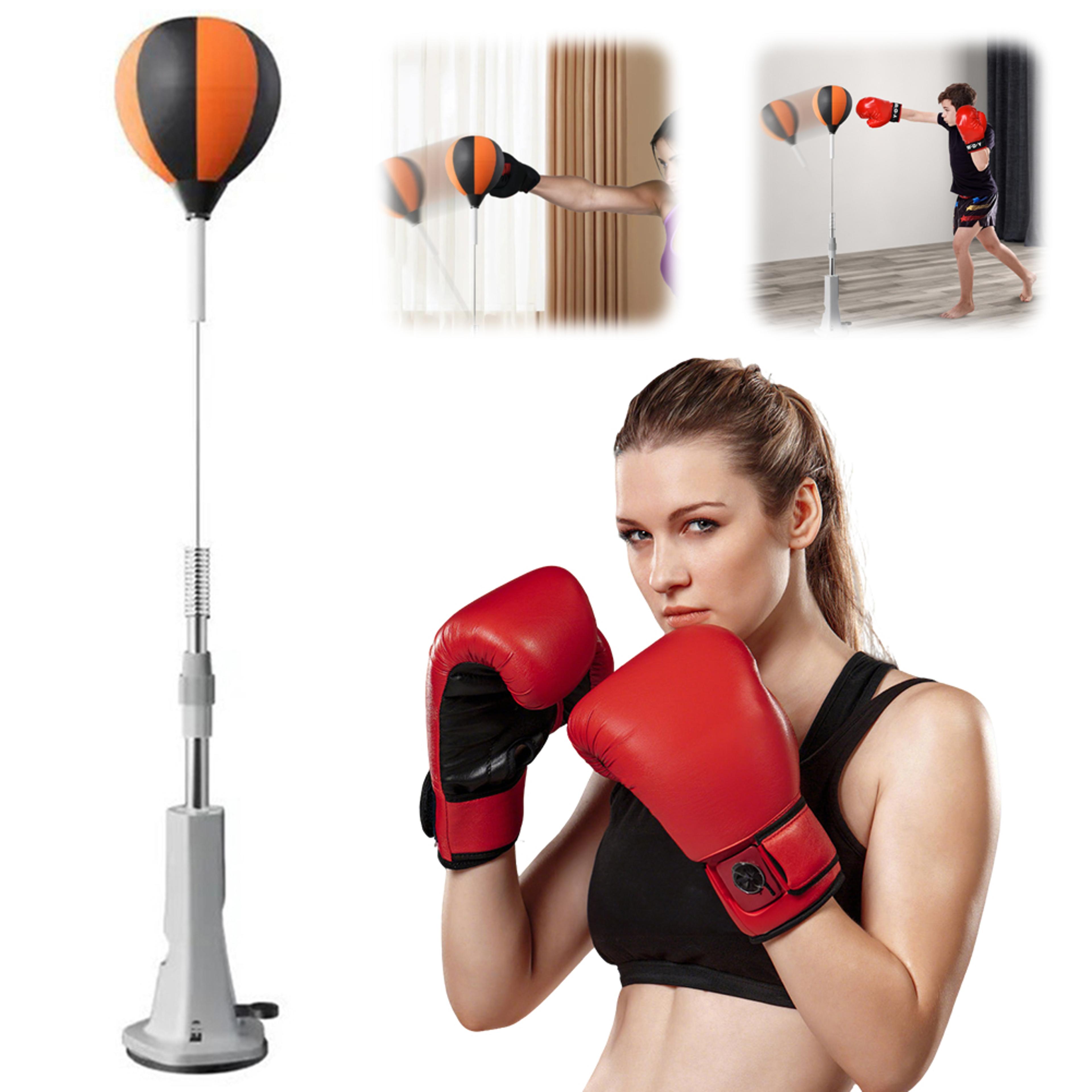 punching bag with stand height adjustable boxing reflex bag for home fitness training