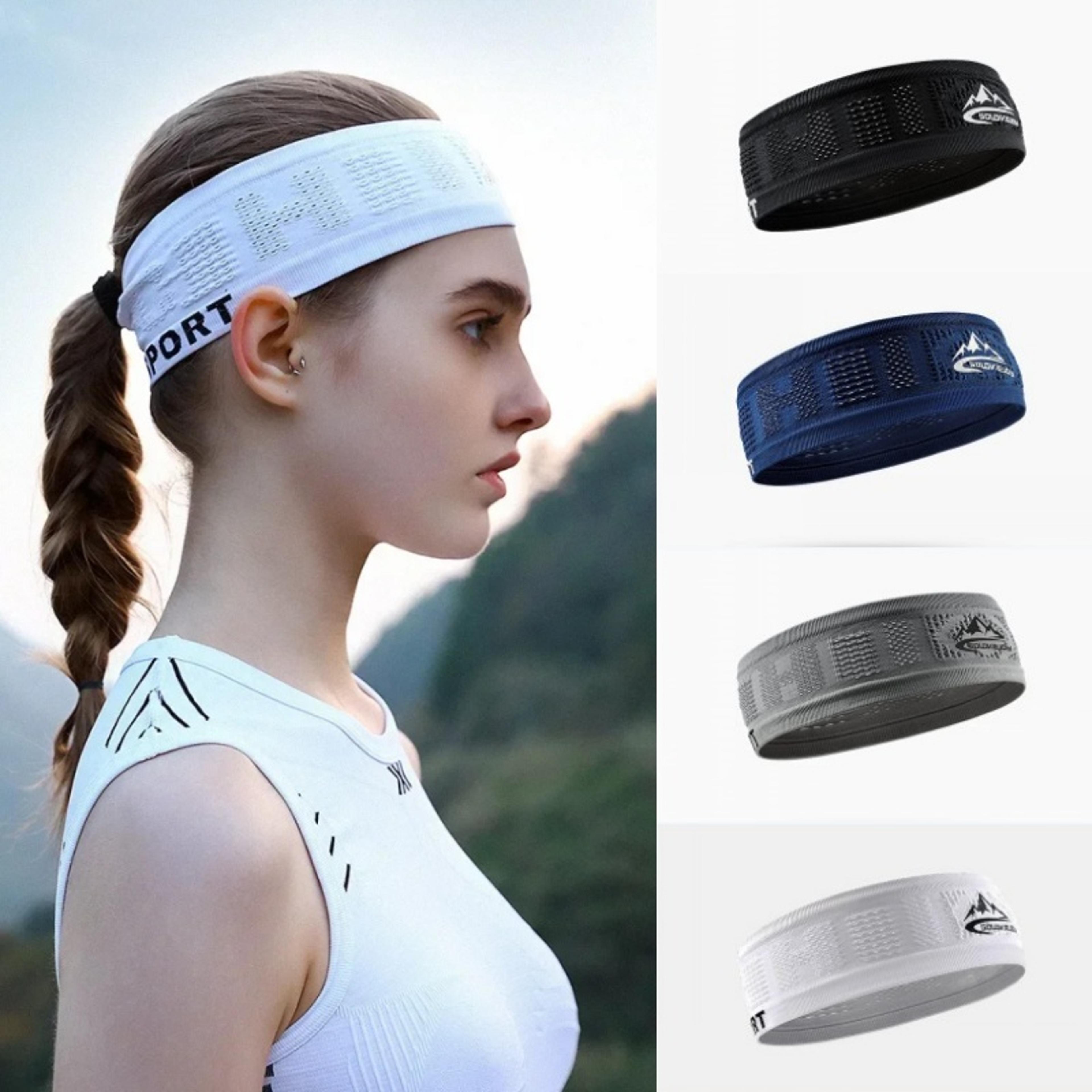 breathable mesh running headband non slip sweatband for men and women