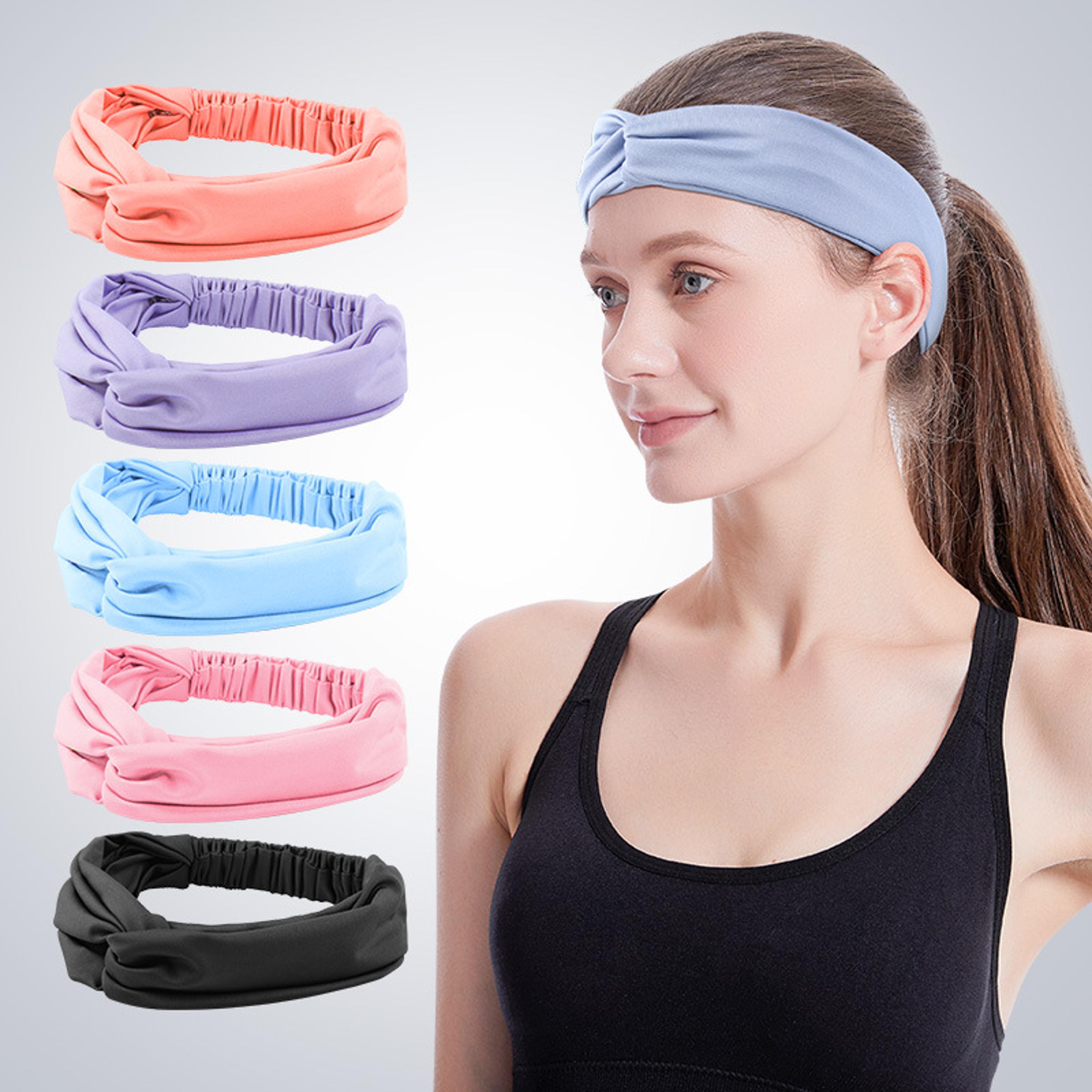 non slip sweat wicking sports headband for running yoga basketball fitness hair band