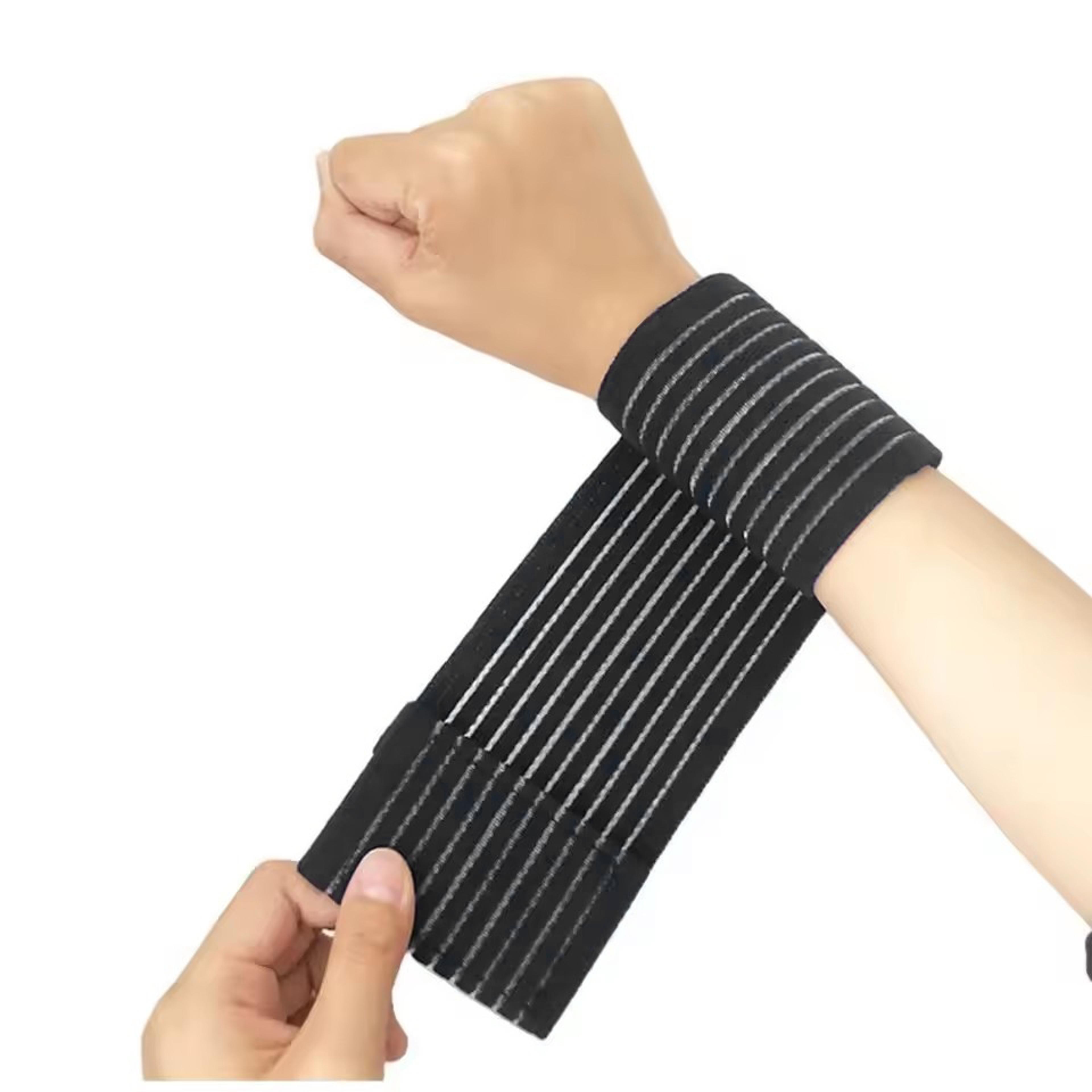 adjustable elastic wrist support brace for gym & carpal tunnel relief
