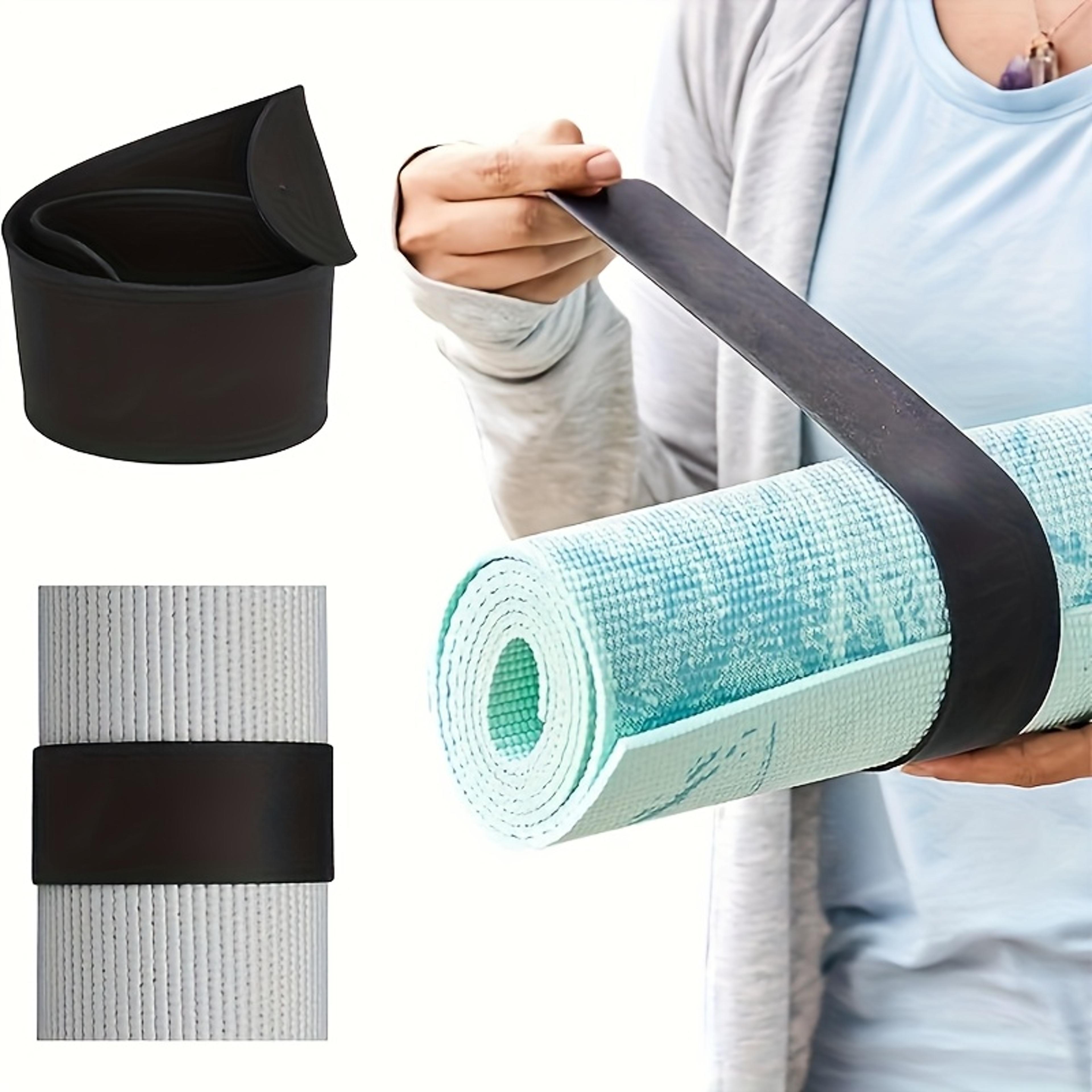 quick release yoga mat strap holder adjustable roll up carrier band for easy storage