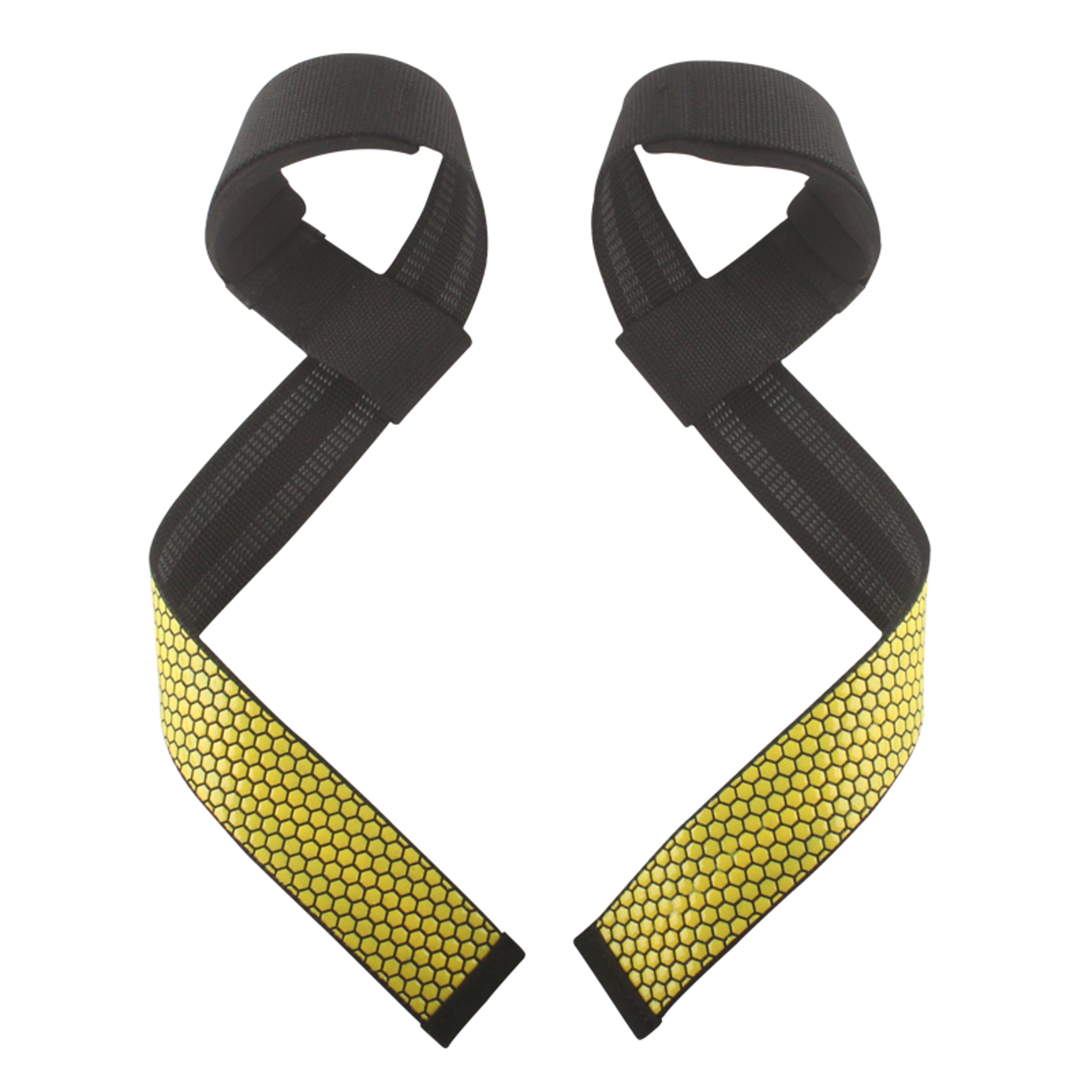 non slip silicone lifting straps for deadlift grip support and gym wrist protection
