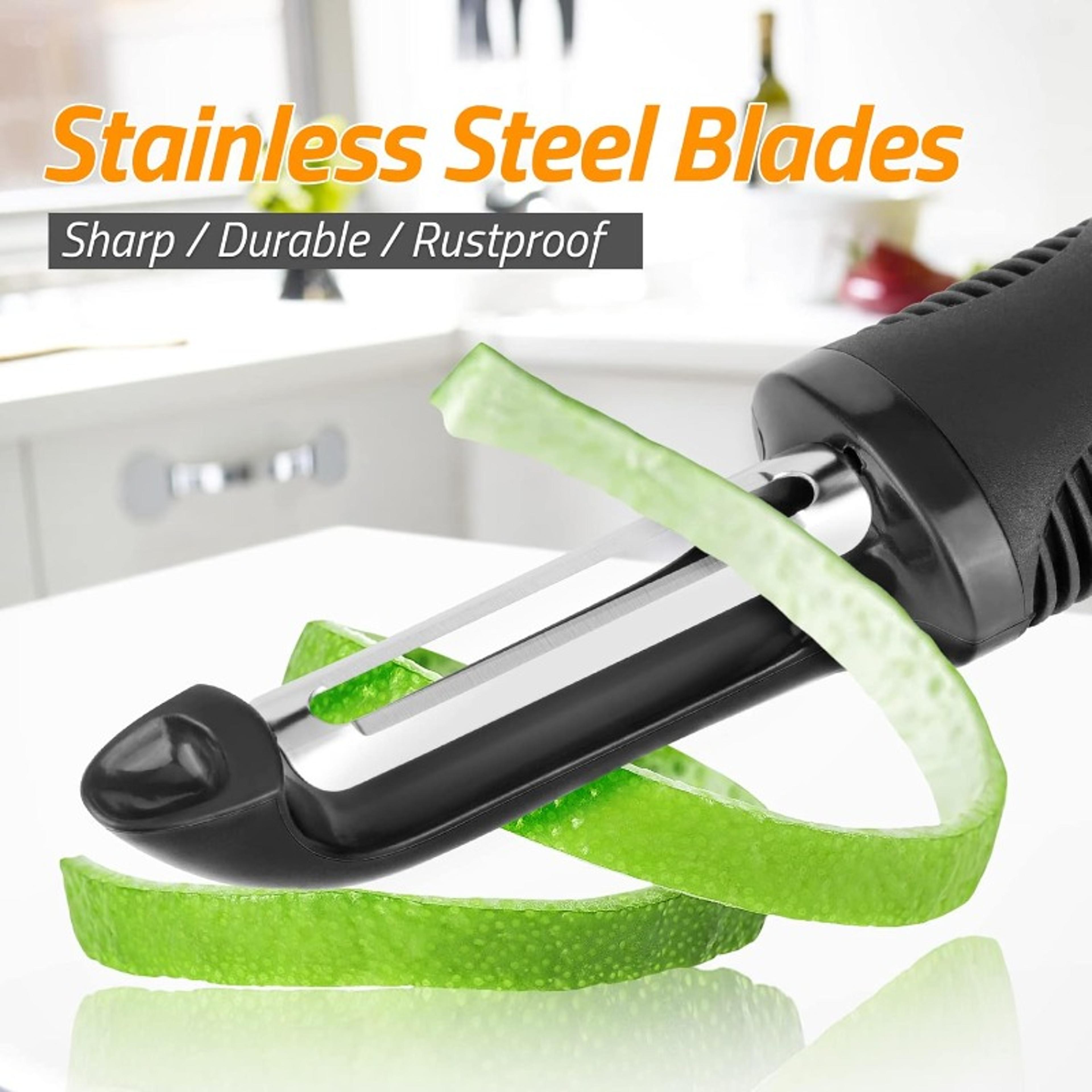 stainless steel vegetable peeler for potato carrot and fruit prep