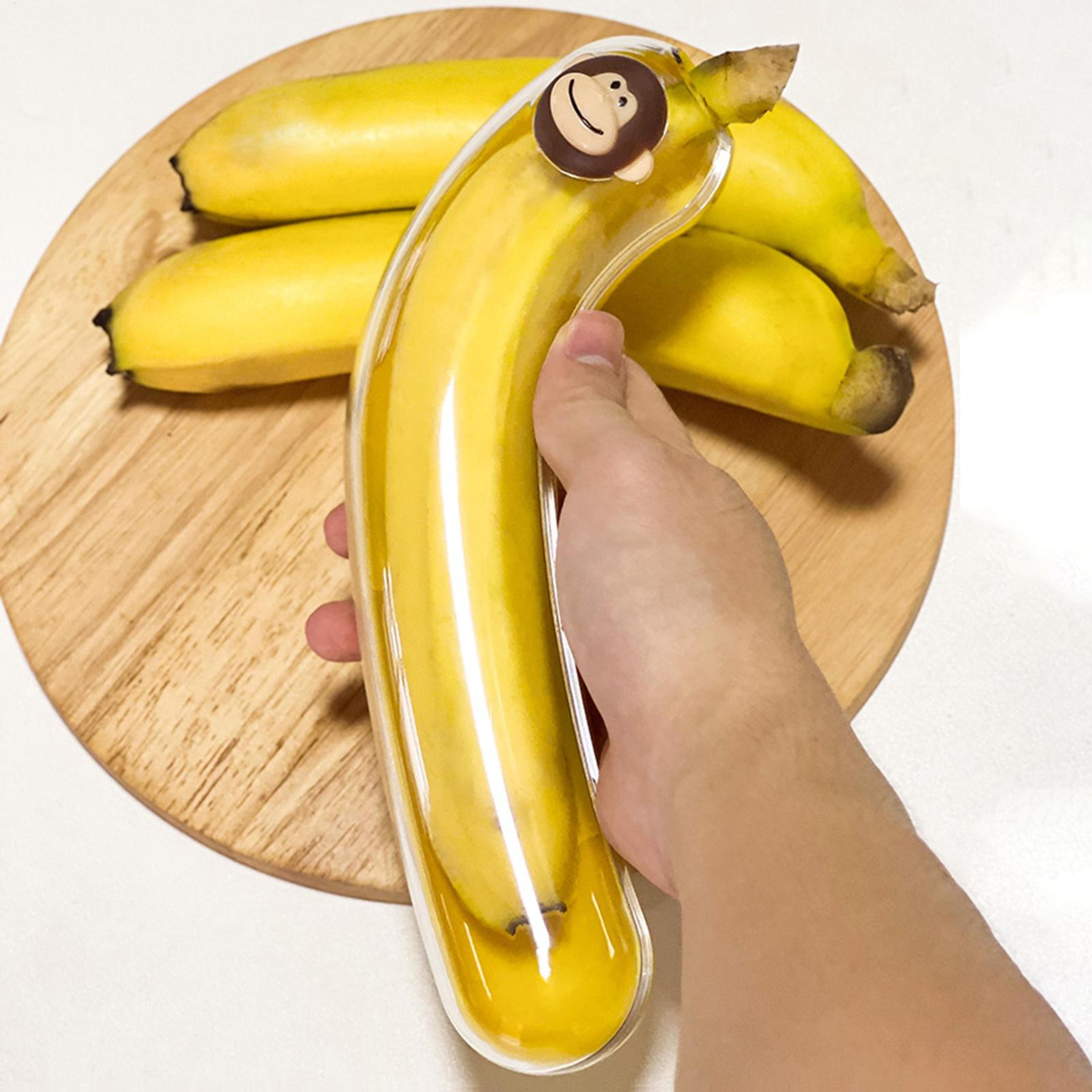 portable banana storage case food grade banana saver for lunch bags travel school