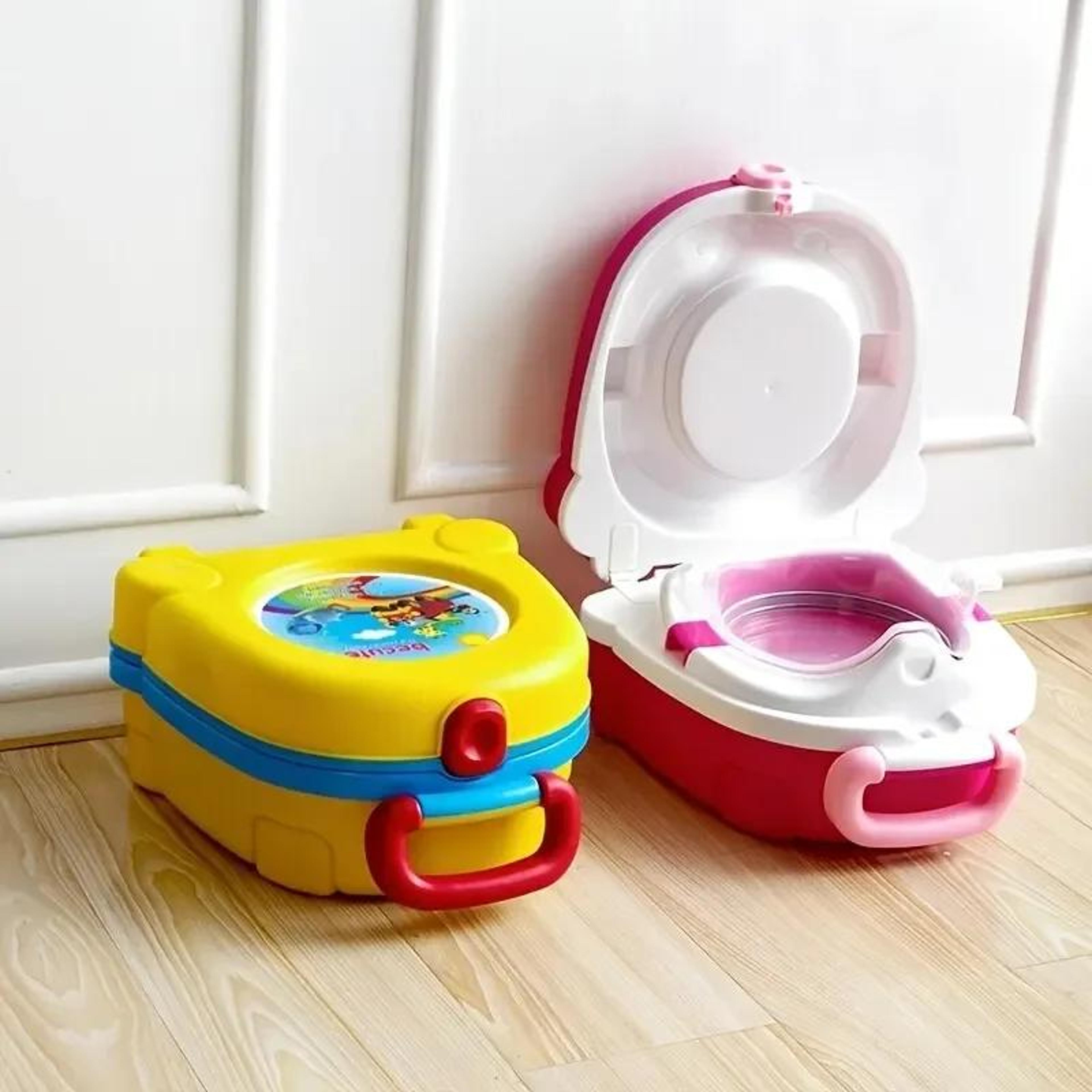 portable potty seat for kids foldable toddler travel potty training toilet