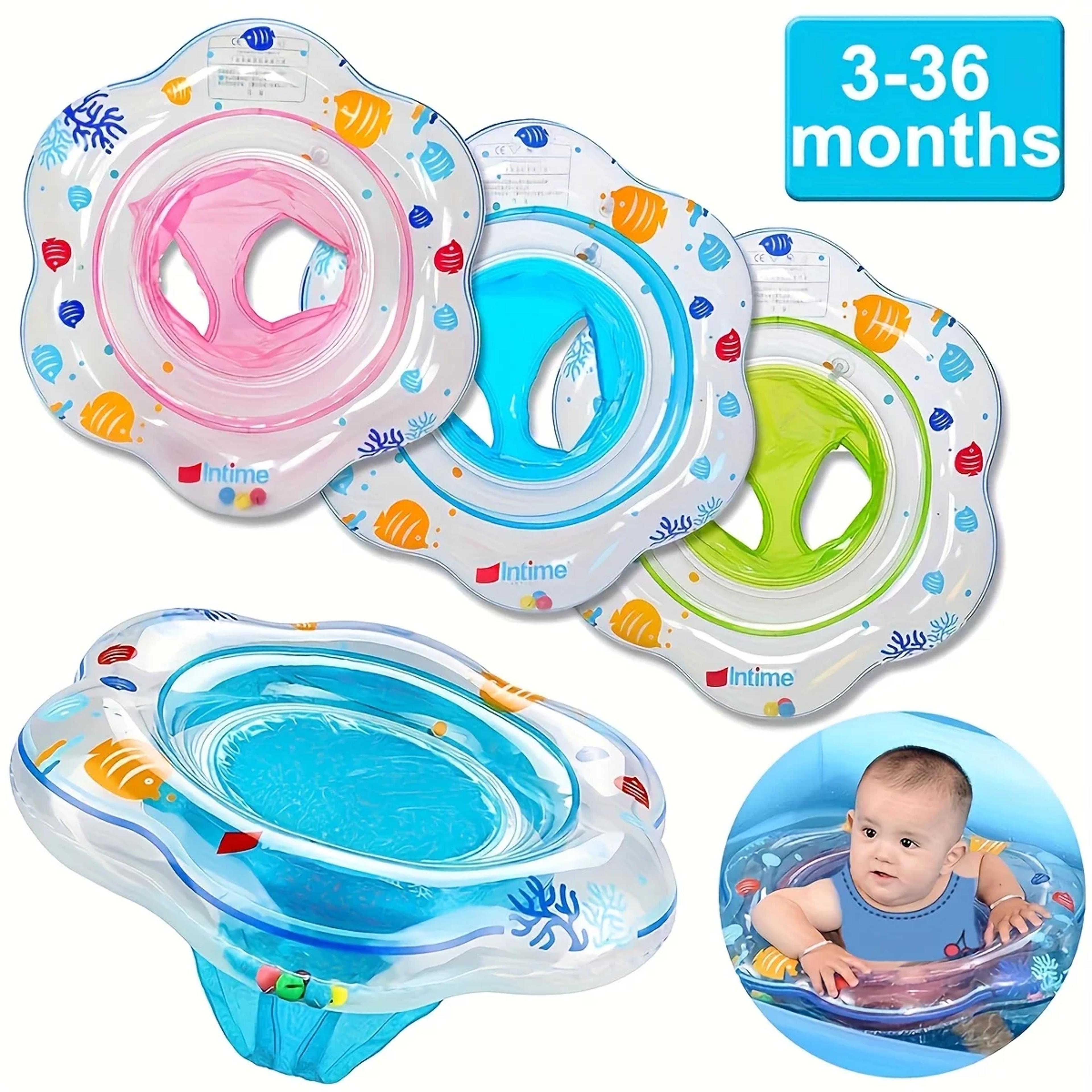 baby pool float with safety seat and dual airbags