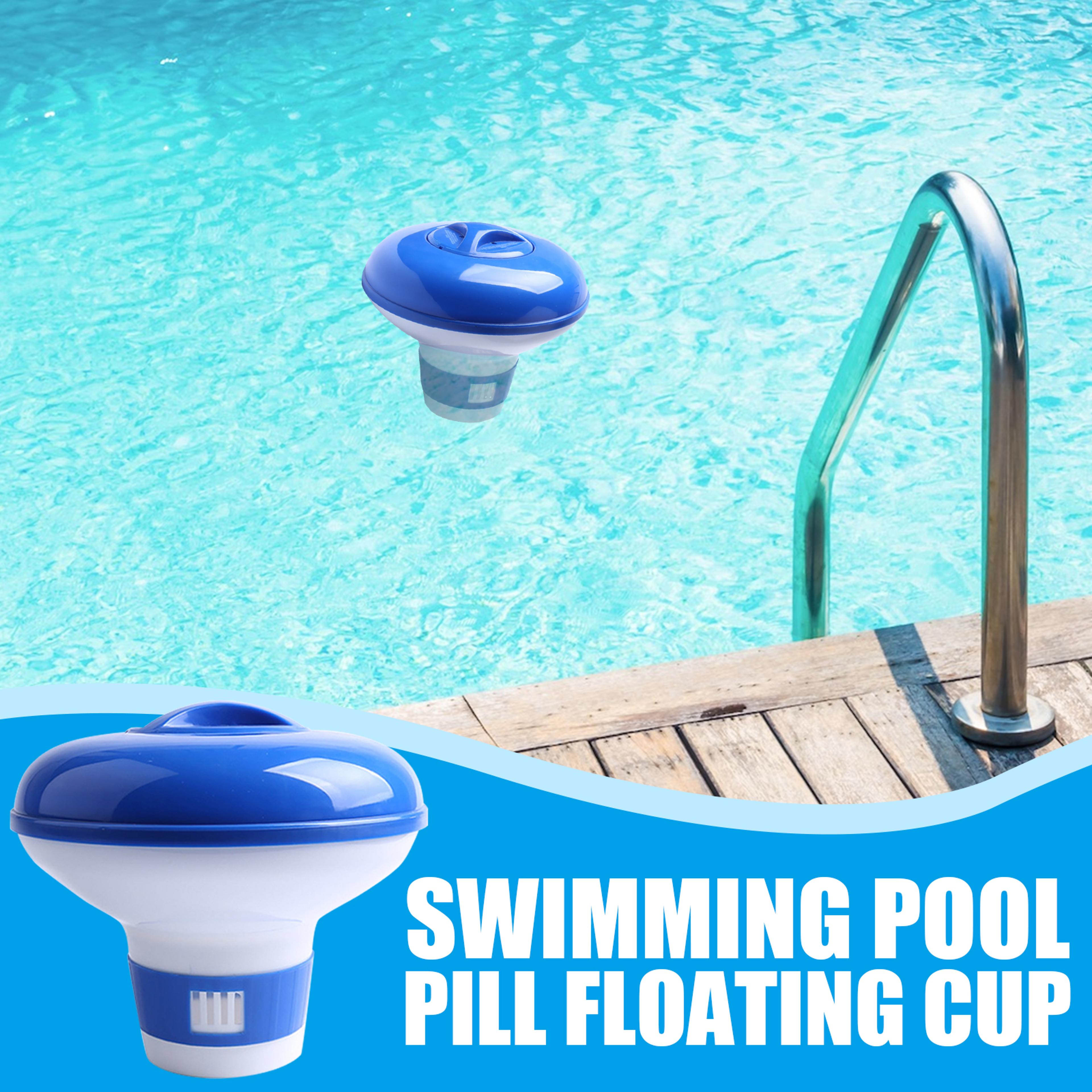adjustable floating chlorine dispenser for pools spas and hot tubs