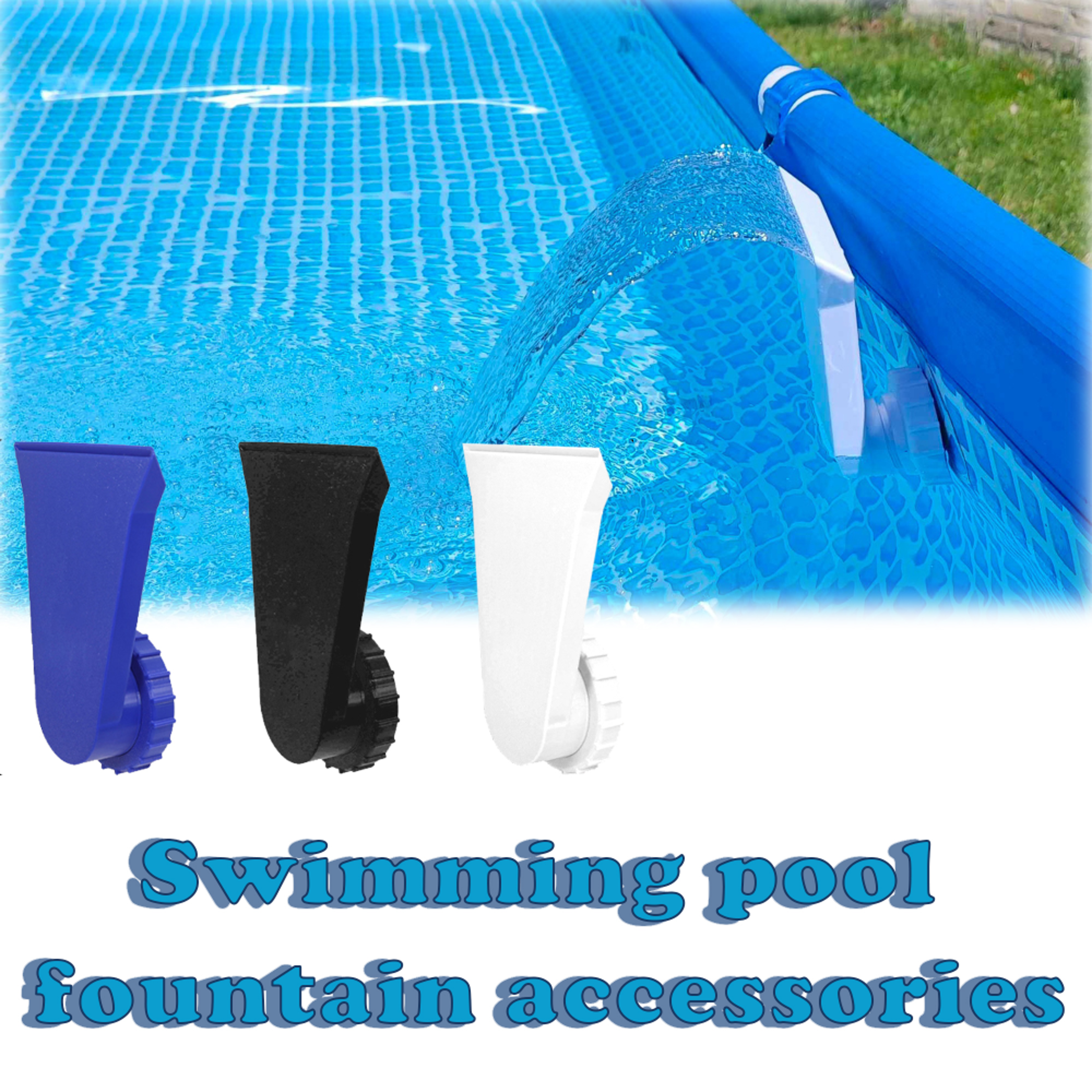 easy mount pool fountain waterfall for above ground pools