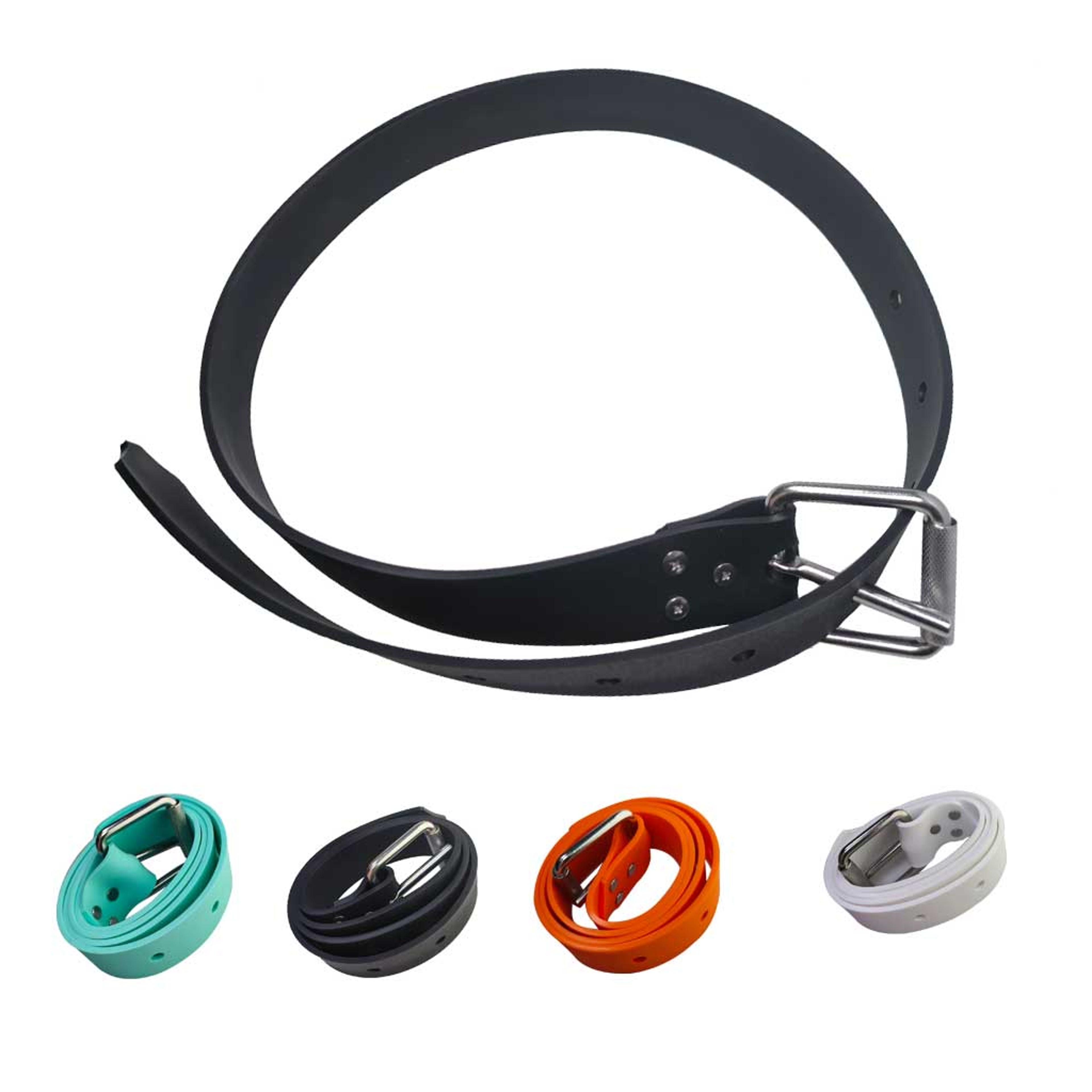 adjustable silicone diving weight belt for freediving and spearfishing