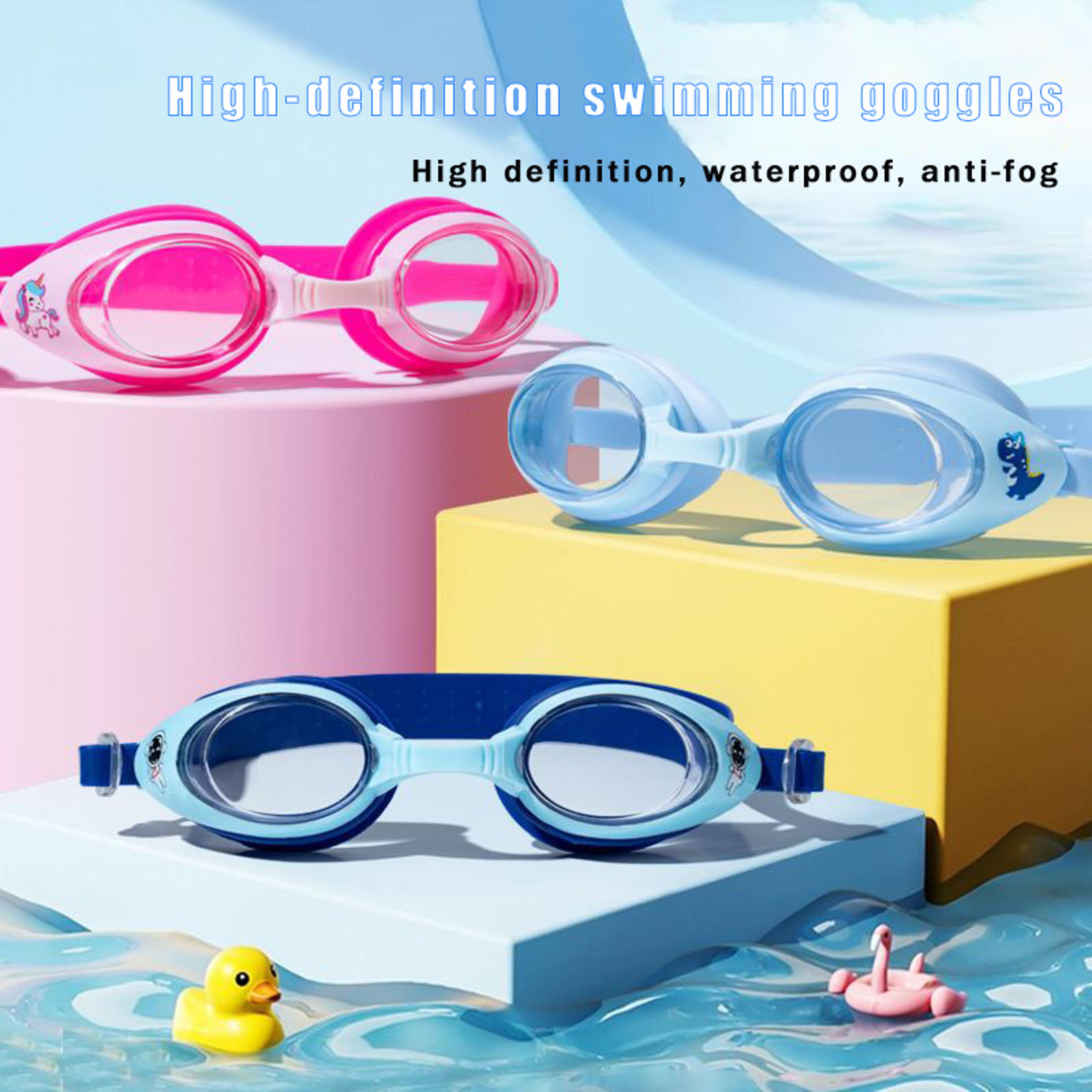 kids anti fog swimming goggles with uv protection
