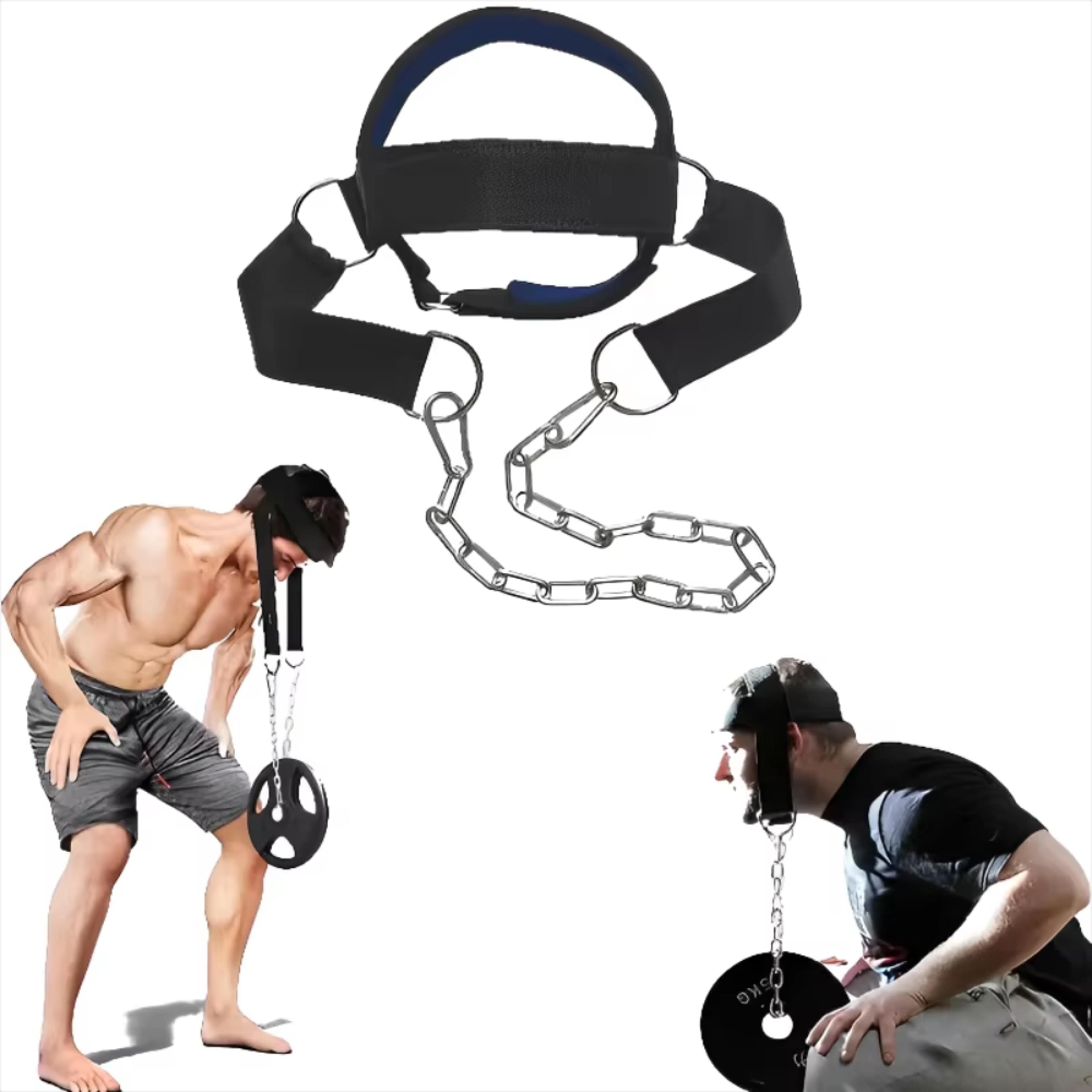 adjustable neck training harness for strength training and fitness workouts