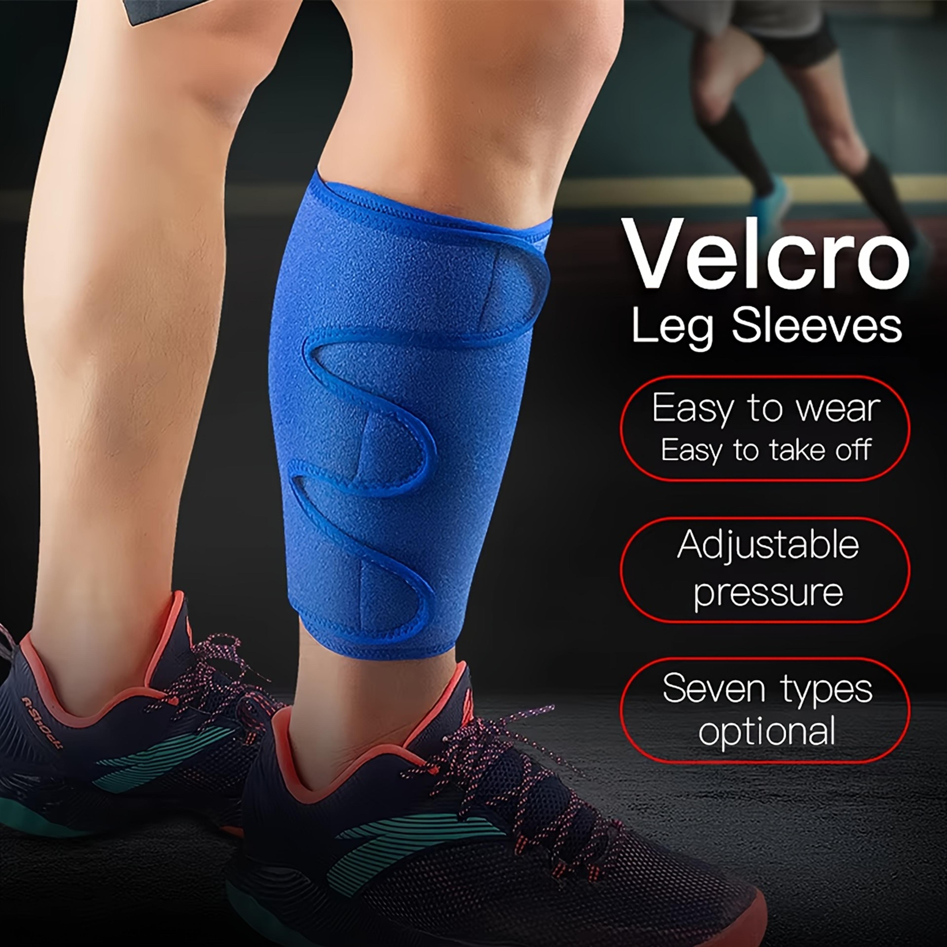 adjustable calf compression sleeve sports shin guard for football cycling training
