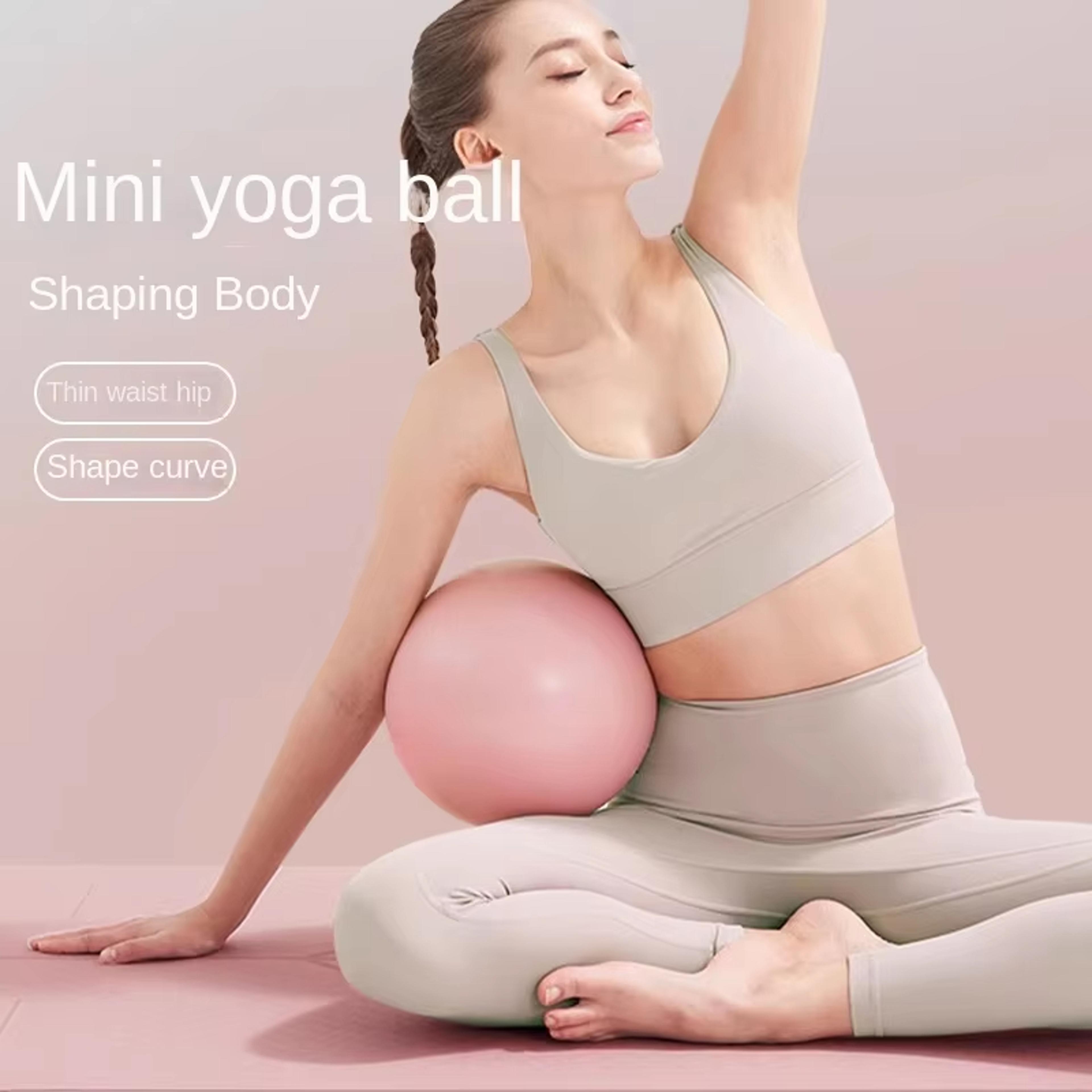 mini ball anti burst yoga fitness ball for core legs and hip workout