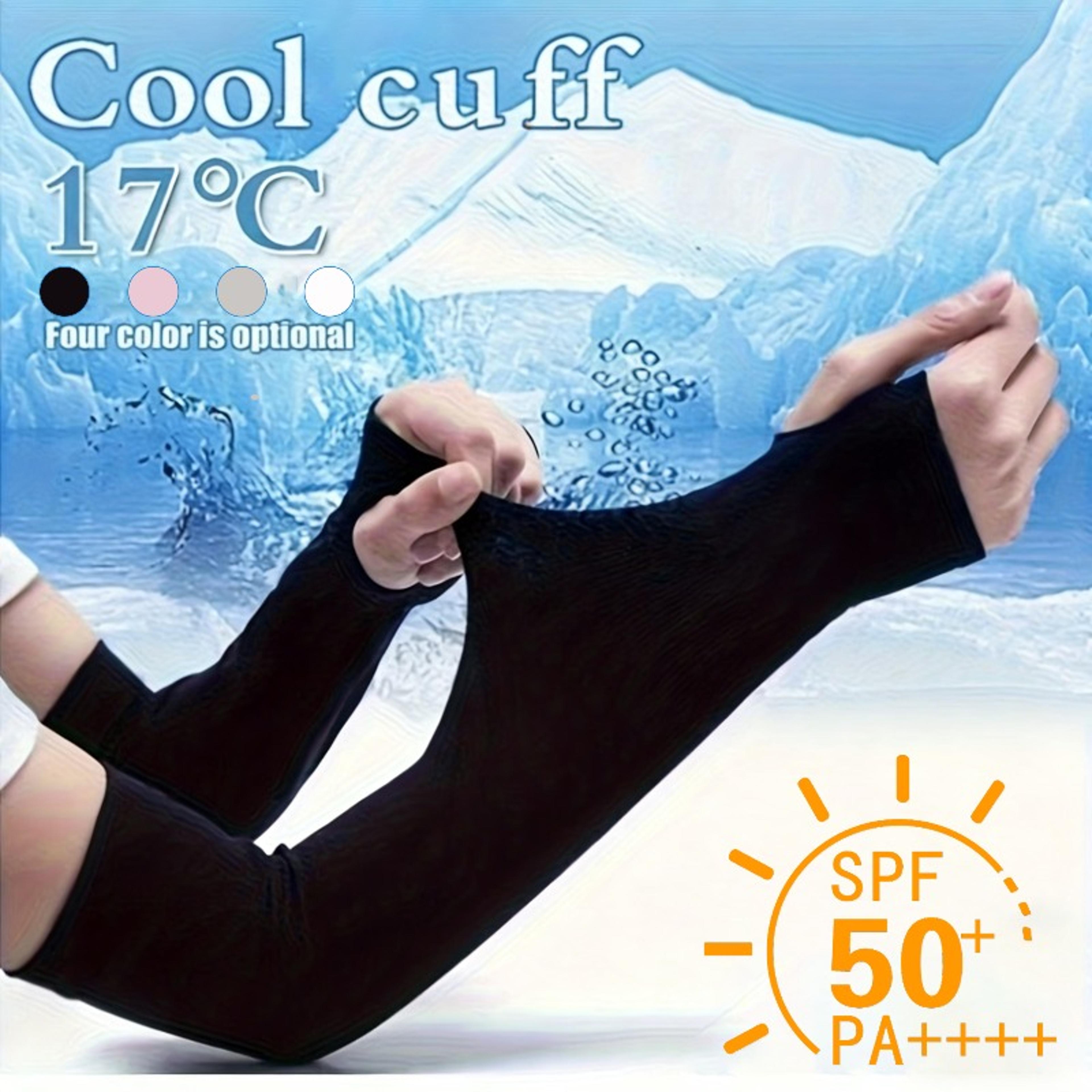 breathable uv protection arm sleeves cooling compression sports sleeves with thumb hole