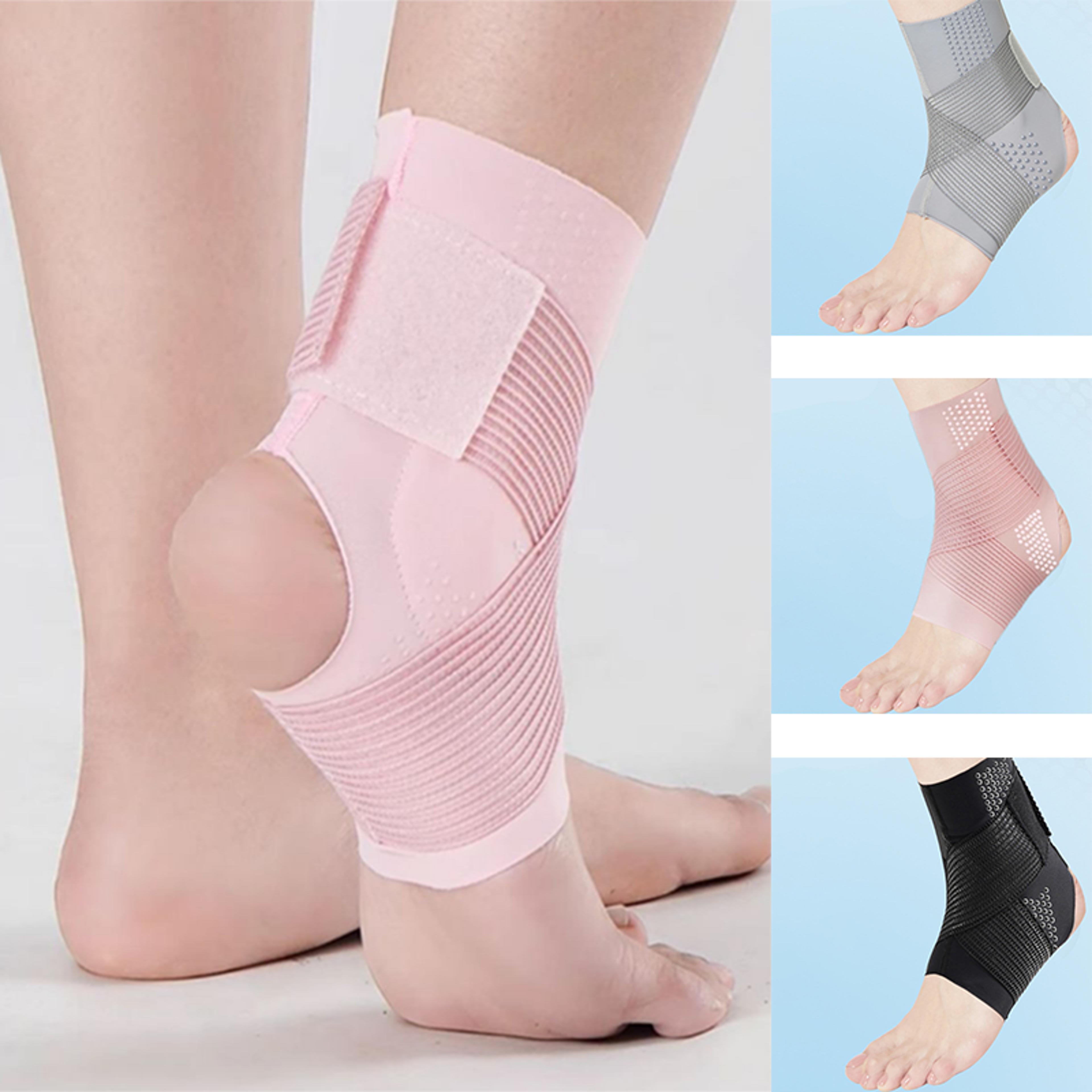 adjustable ankle brace support for running cycling sports injury prevention