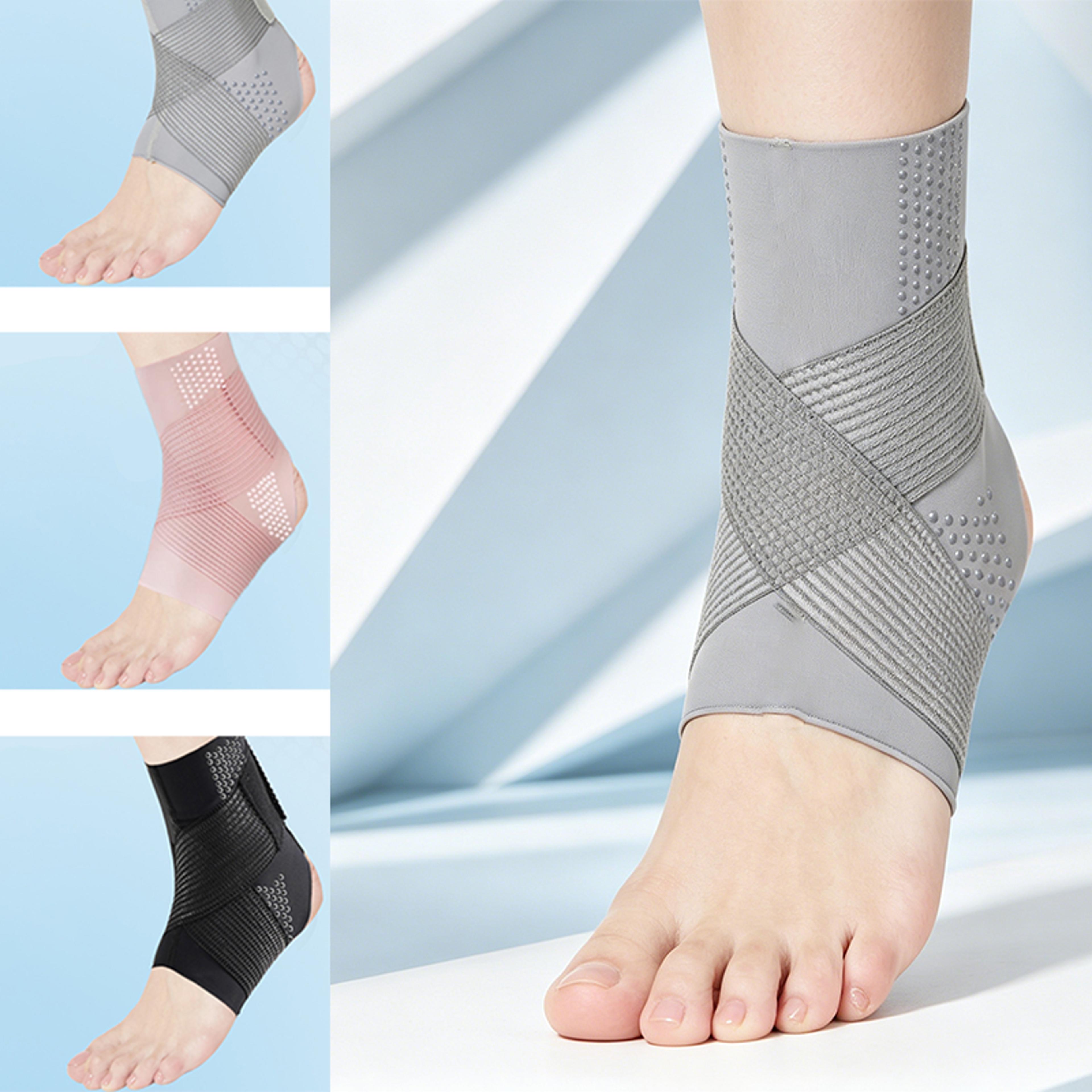 adjustable ankle brace compression support strap for sports recovery and stability