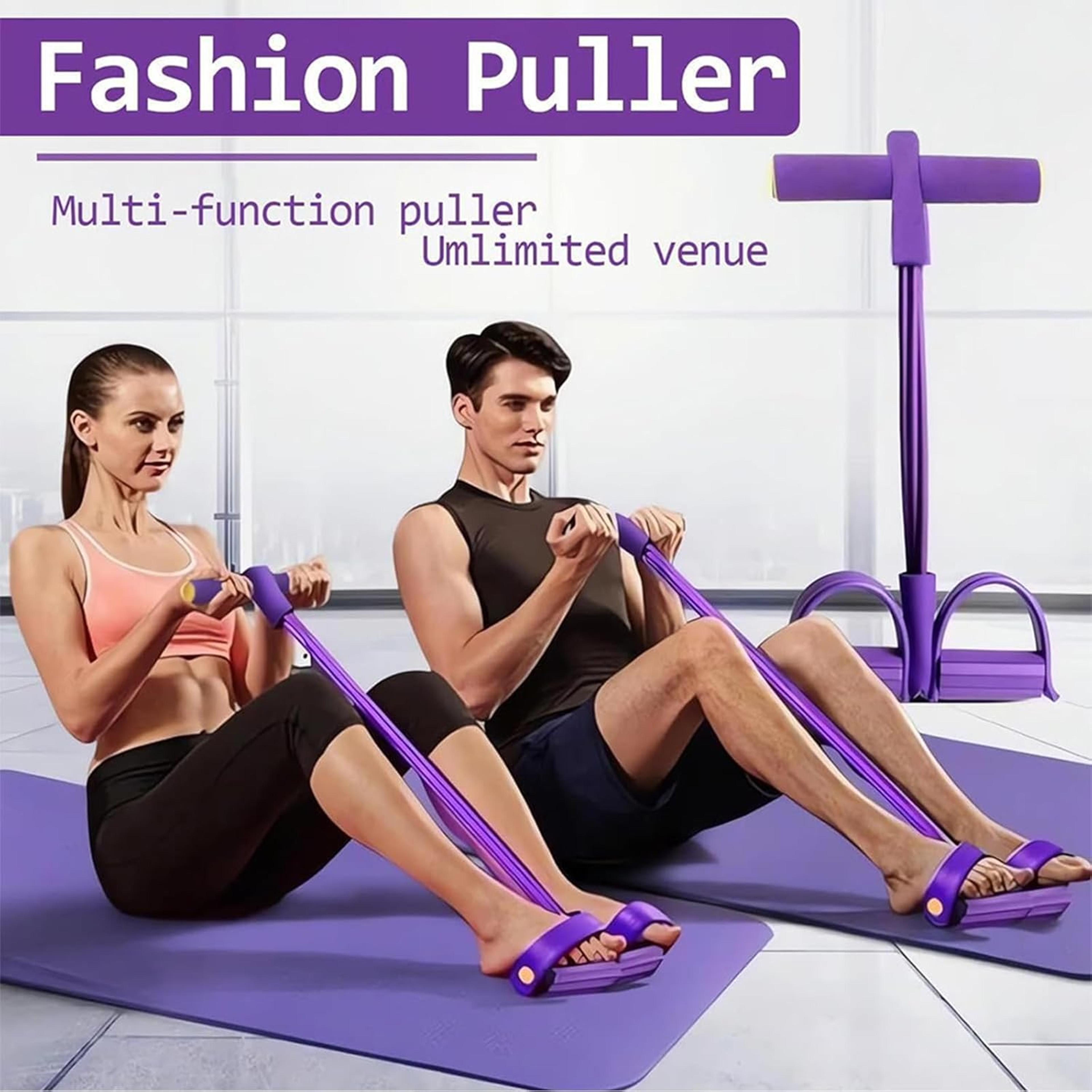 home pedal resistance band for full body stretching yoga fitness and flexibility training