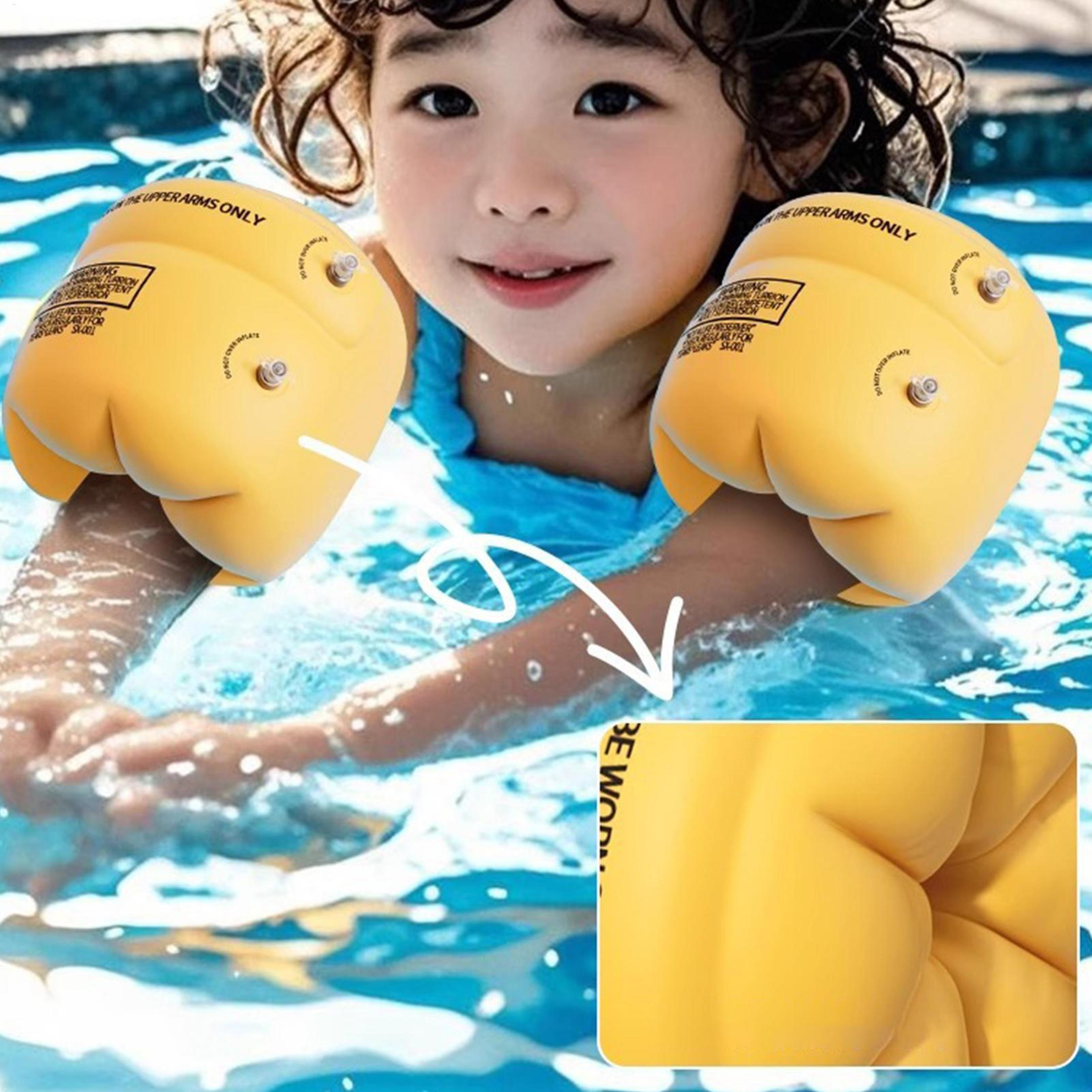 kids inflatable swim arm bands safety float sleeves for learning swimming