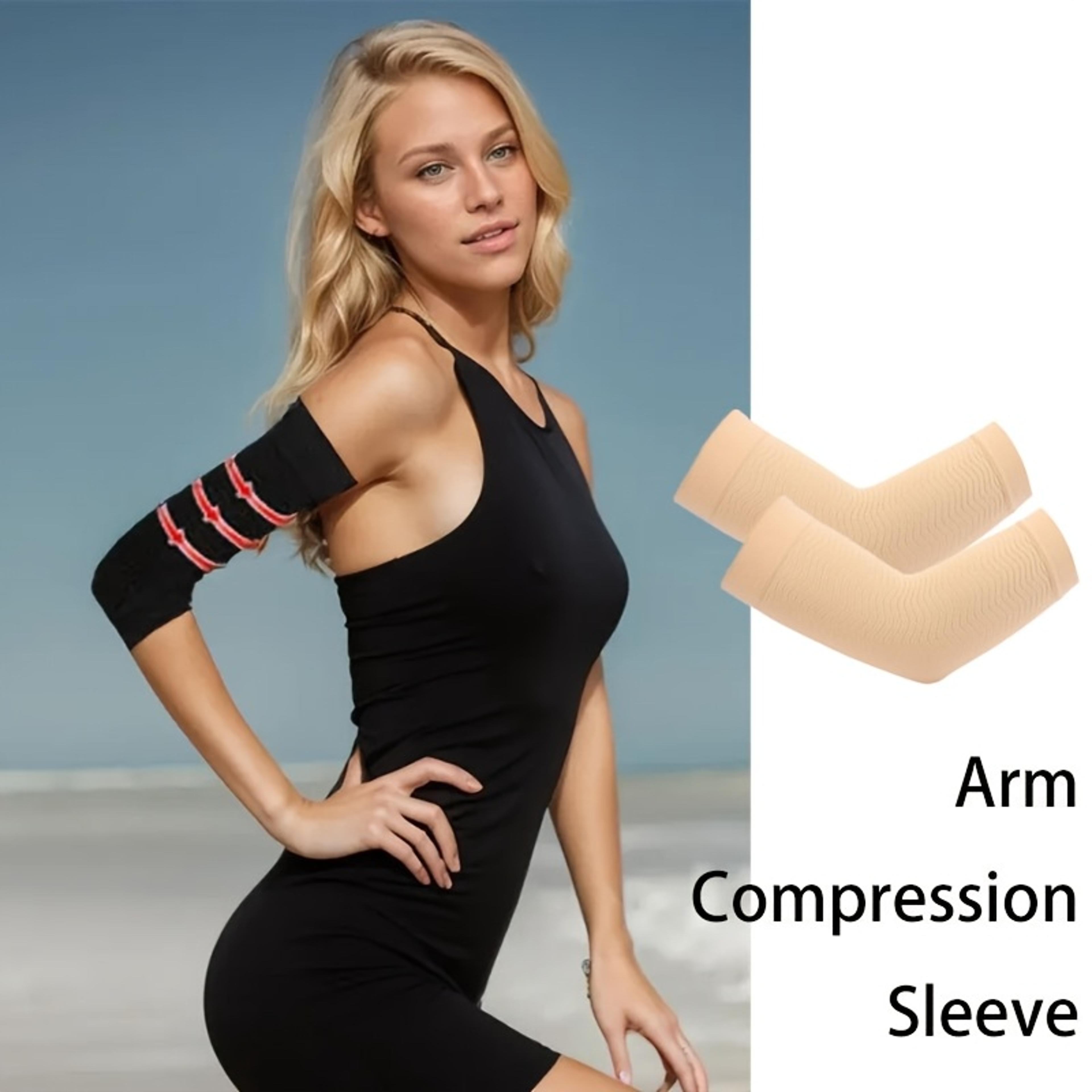 compression arm sleeves for women men sport fitness shaping support sleeves