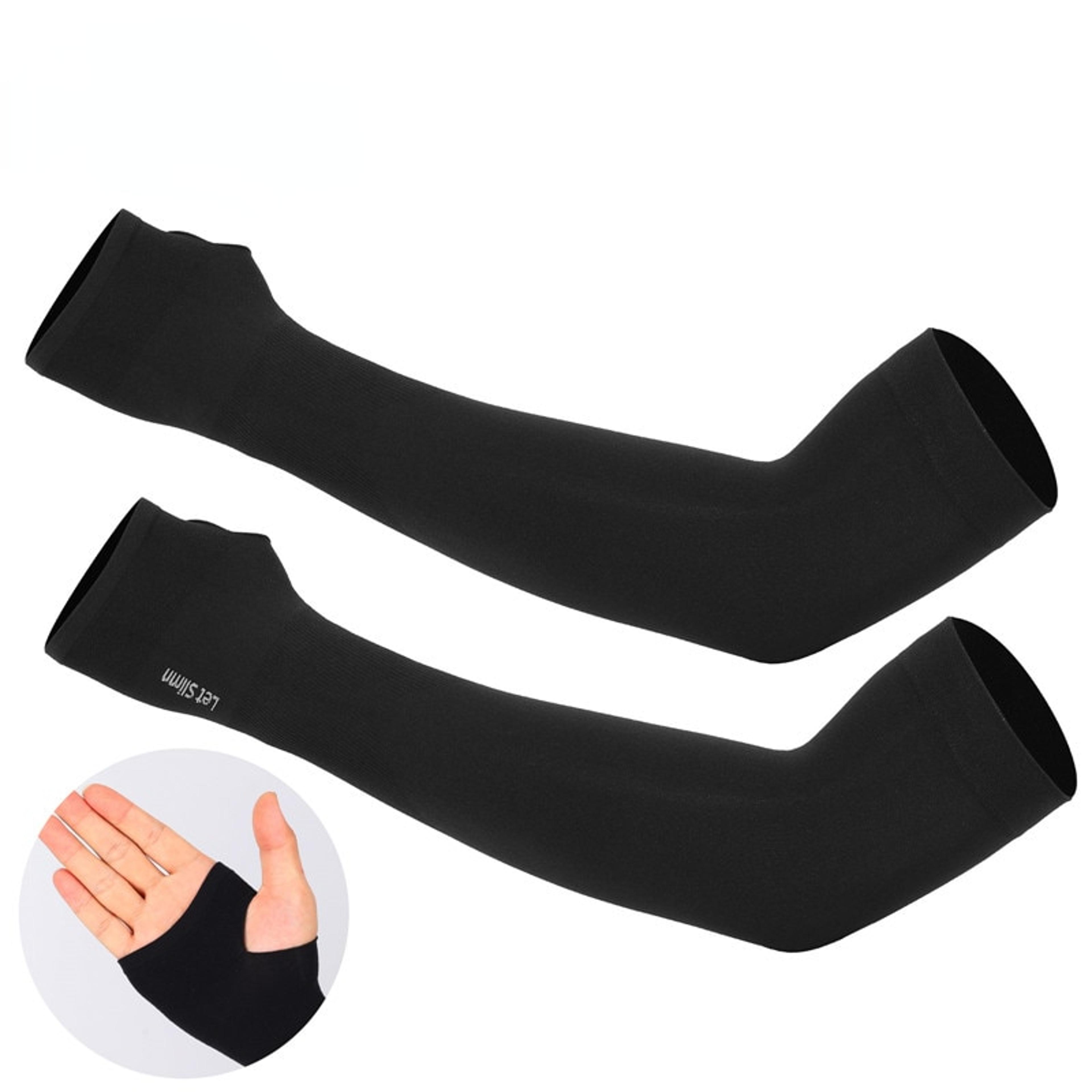 cooling fingerless arm sleeves uv protection ice silk summer sleeves for cycling fishing outdoor sports