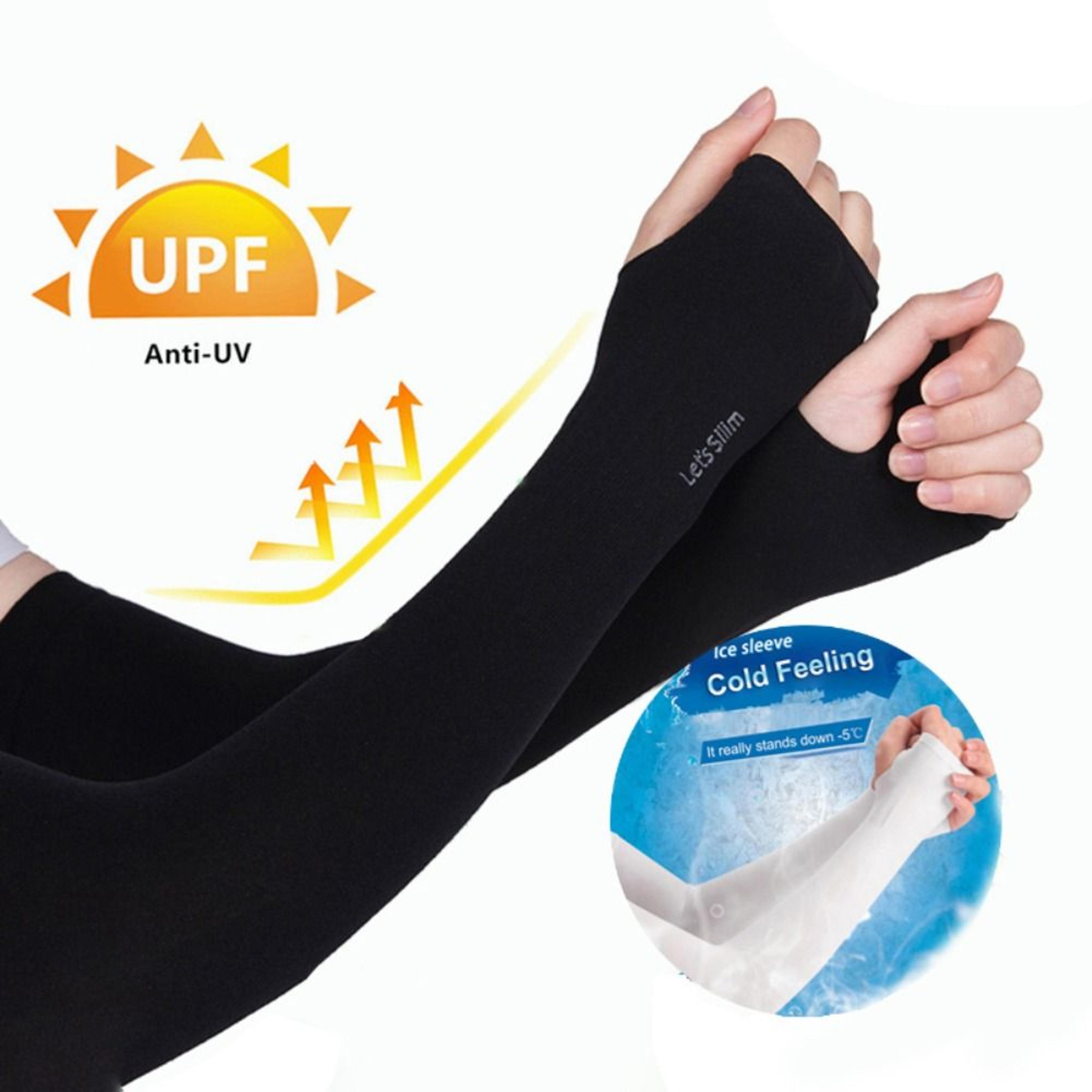 uv protection cooling arm sleeves for cycling running sun protection