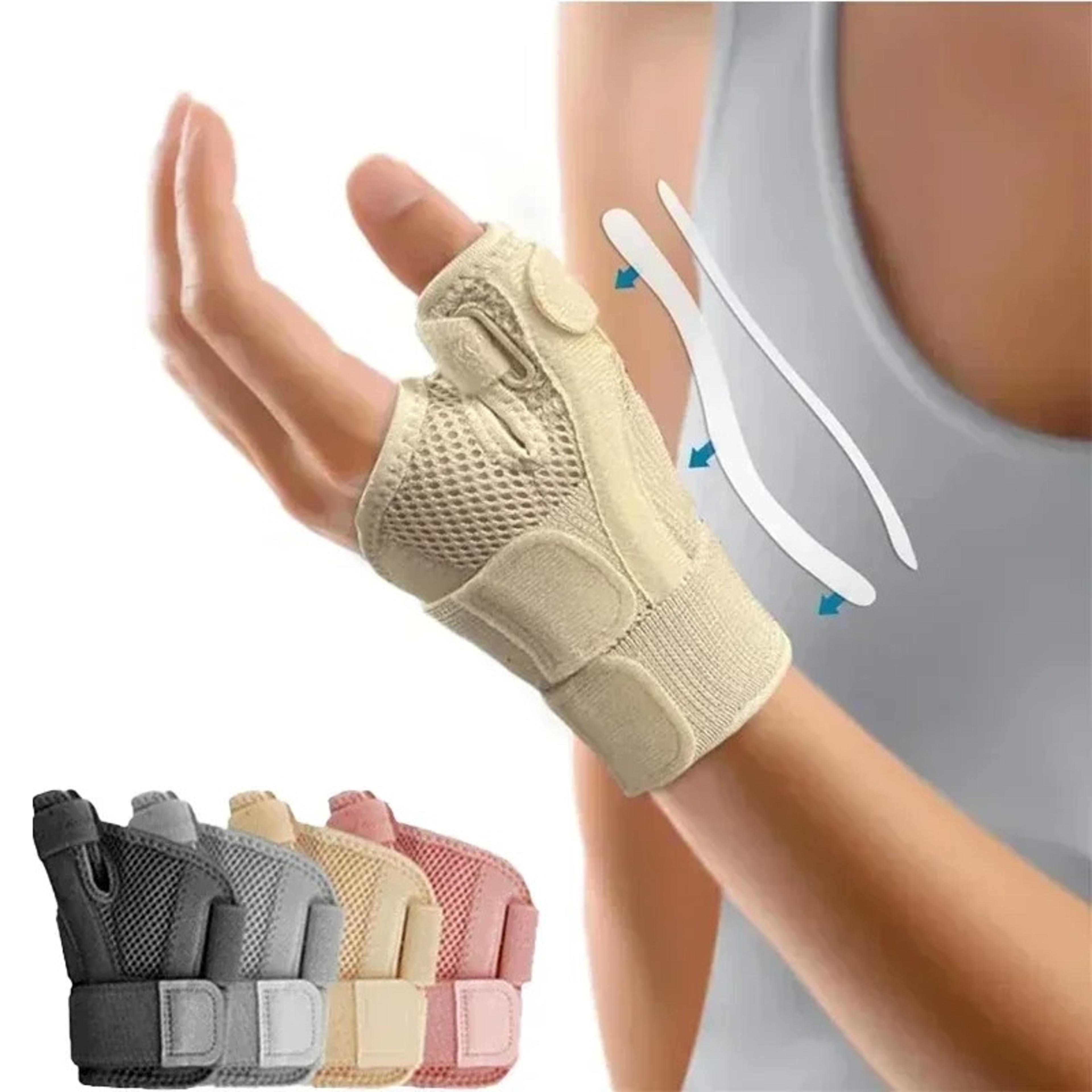 flexible wrist thumb support brace with splint for tendonitis arthritis relief