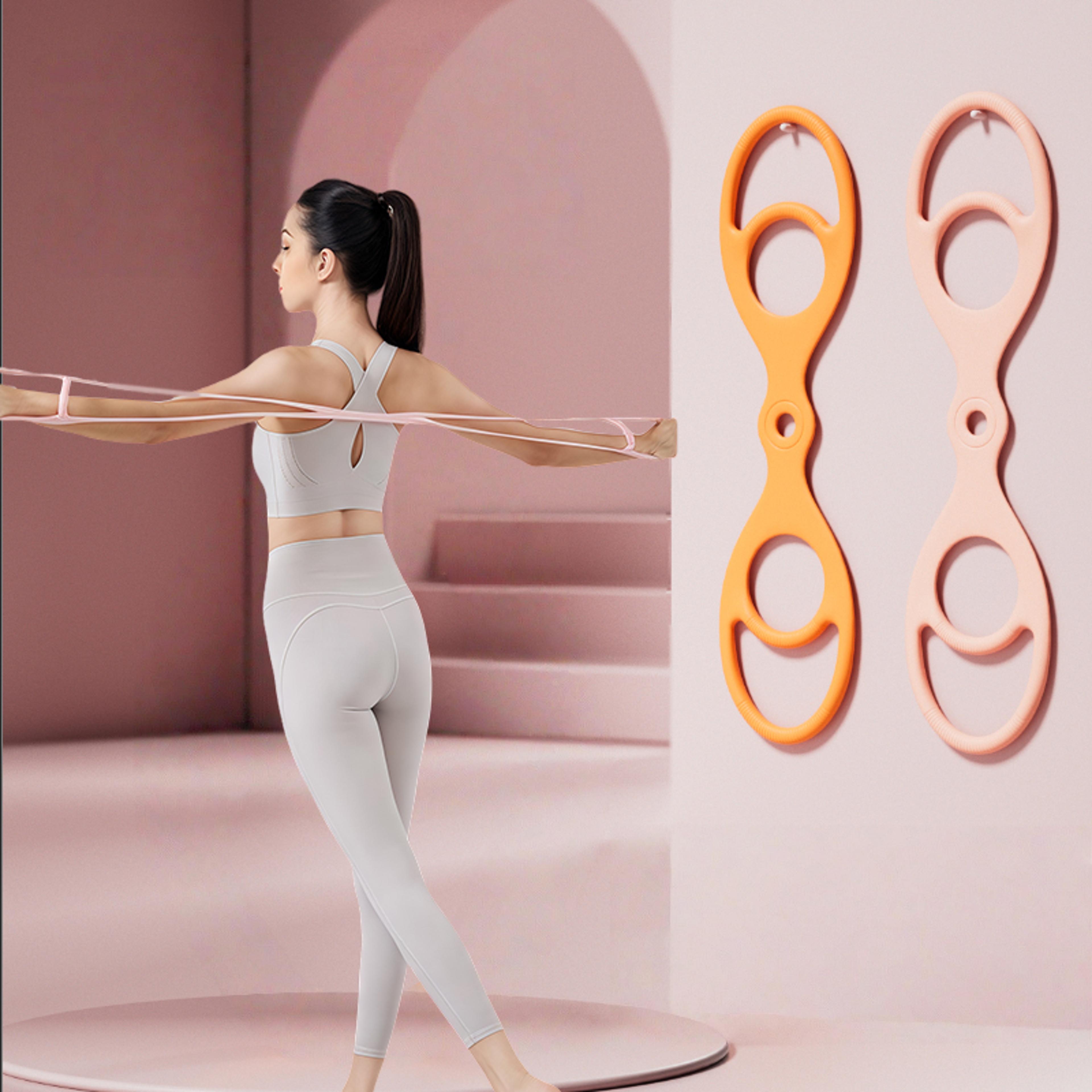 eco friendly yoga stretch bands toning tubes for full body home workout and fitness training