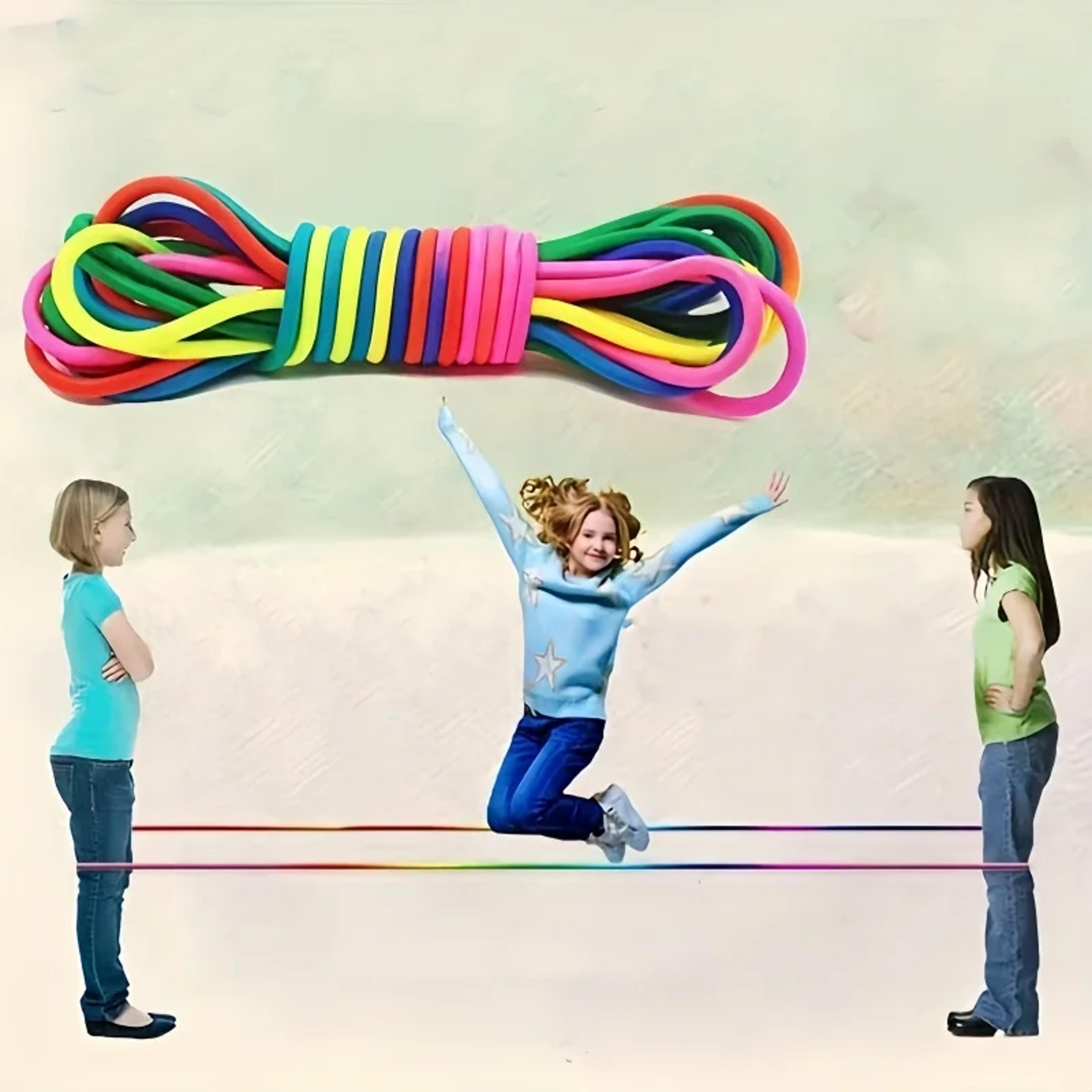 super elastic jump rope adjustable fitness rope for indoor outdoor training