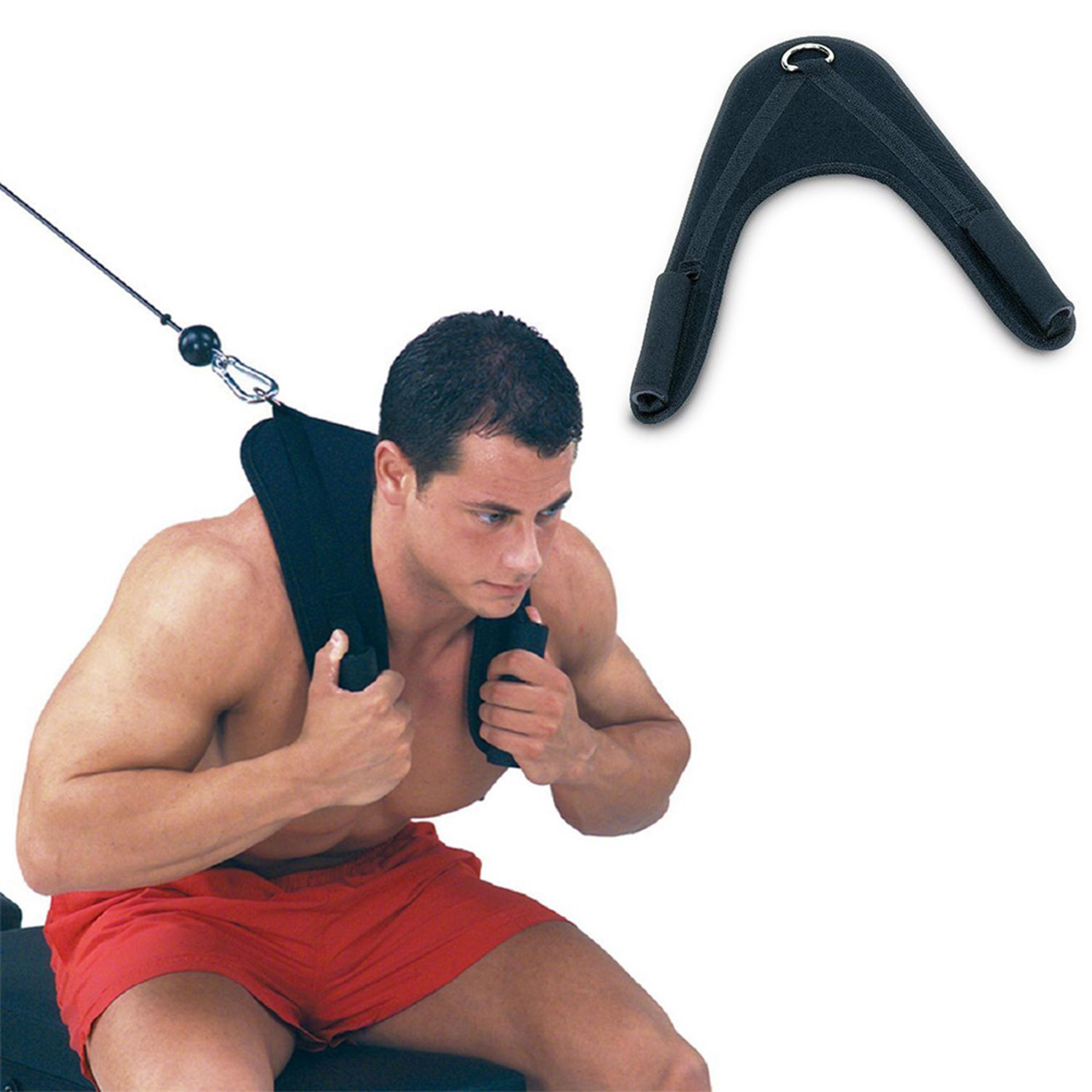 nylon ab crunch straps for home gym core training workout harness