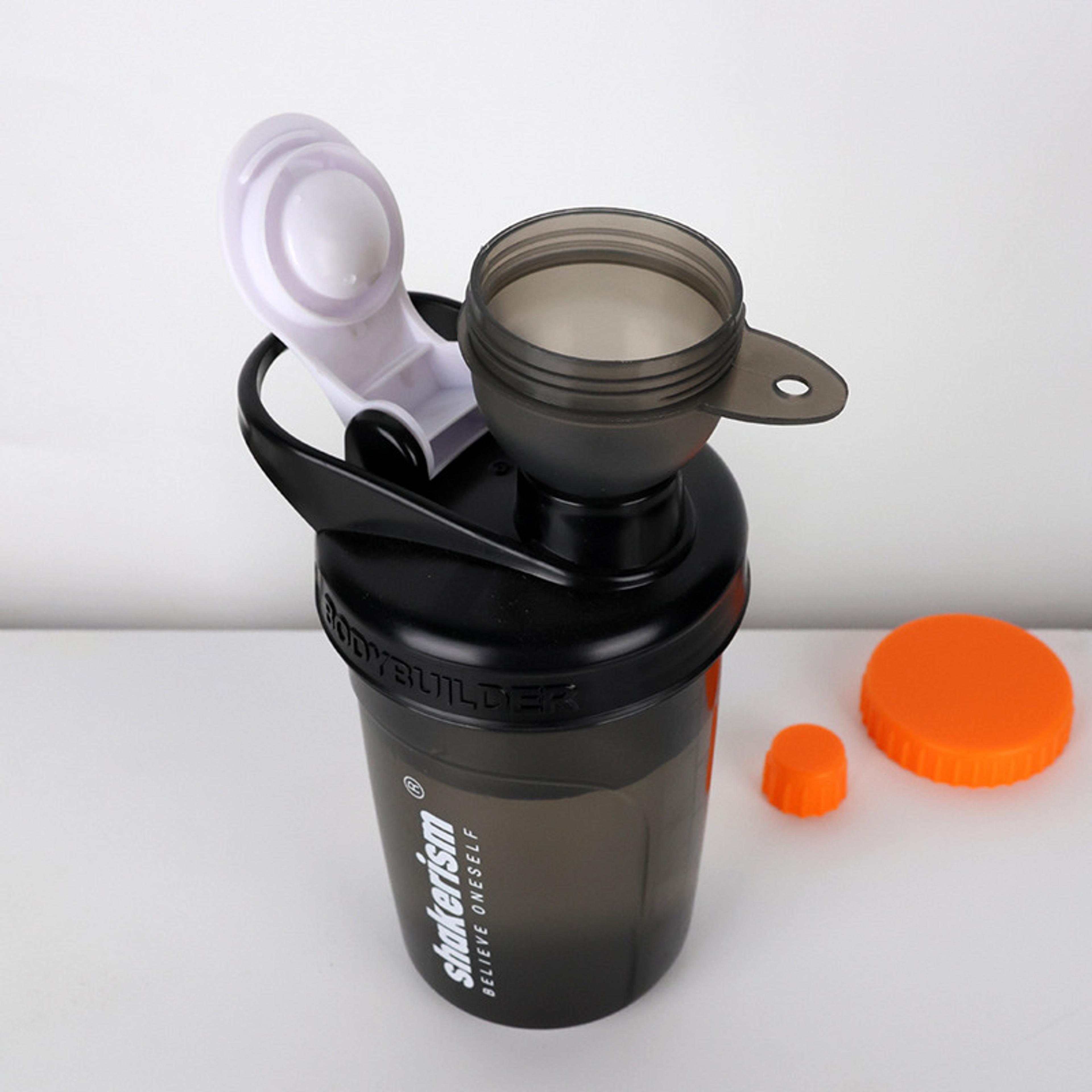 portable protein powder dispenser leak proof supplement container for fitness hiking