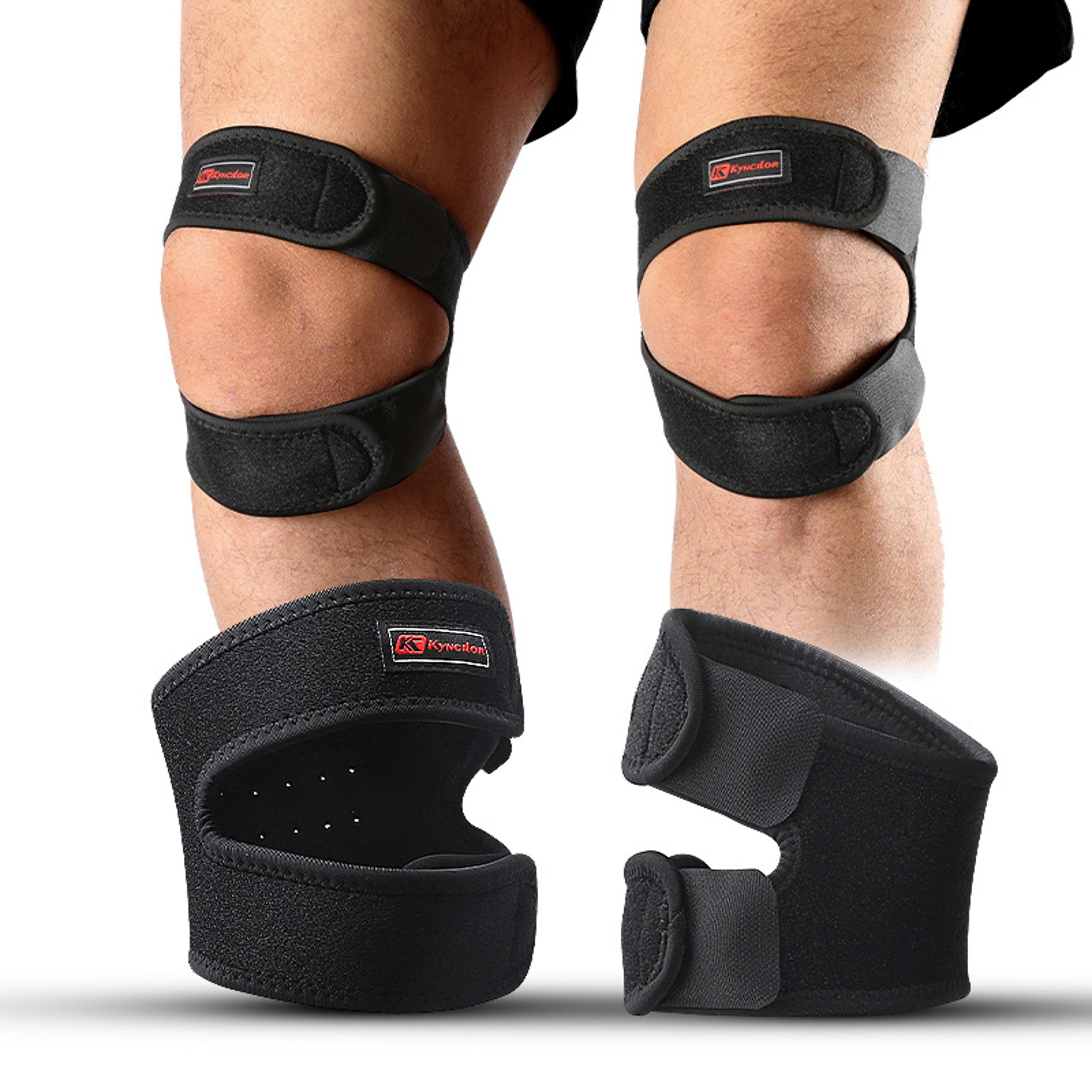 adjustable knee brace with patella support