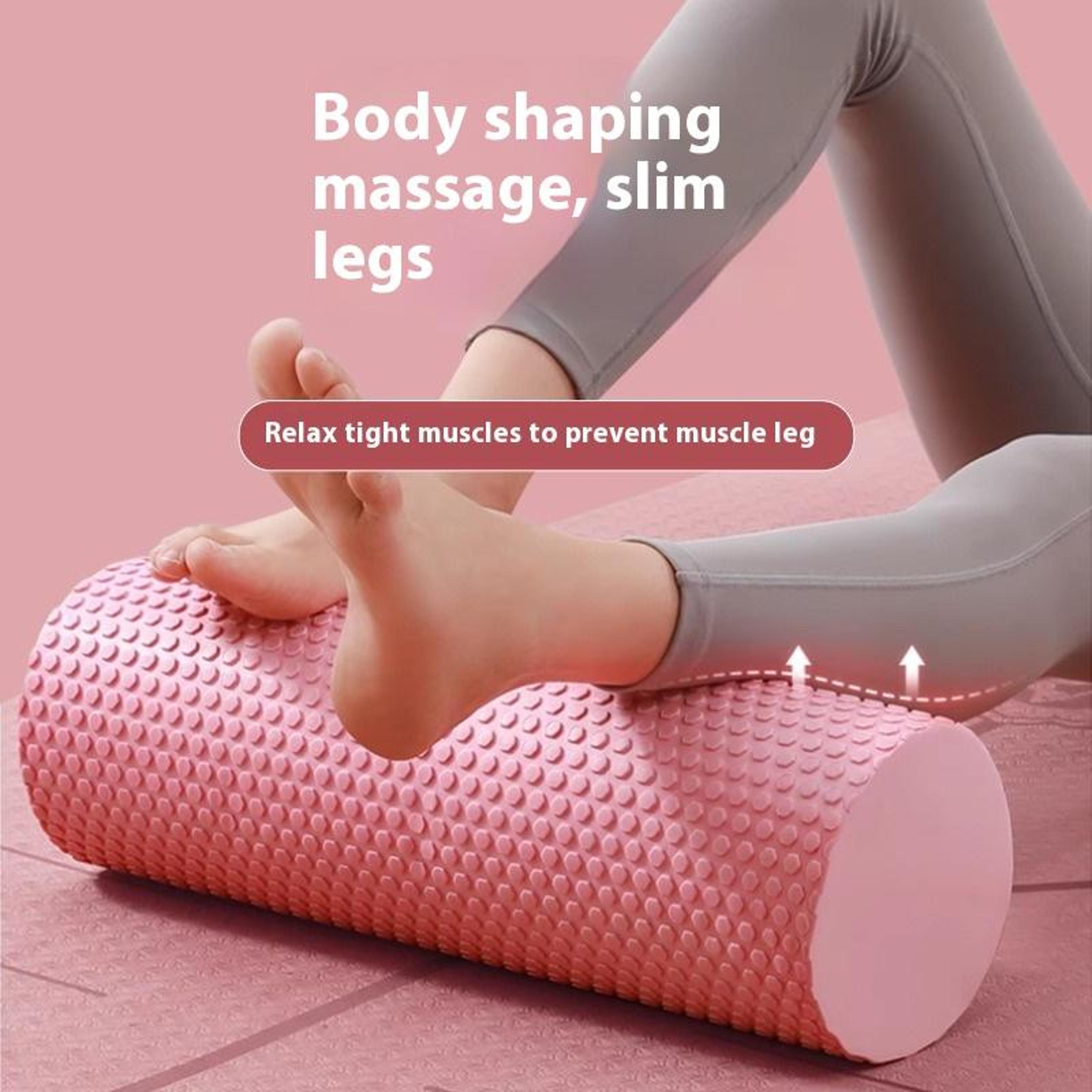 eva foam roller for yoga pilates and muscle recovery
