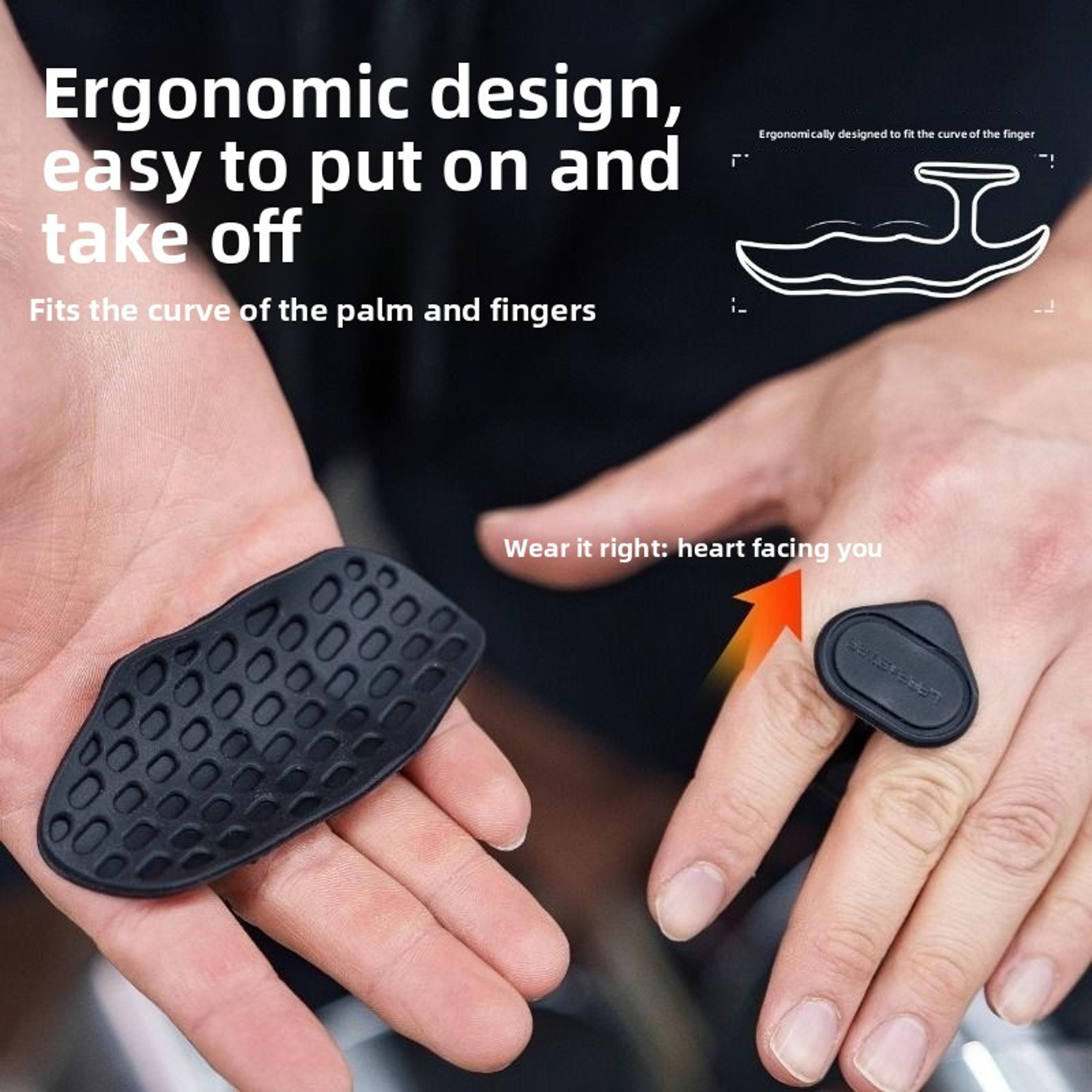 silicone palm grip pads for pull up bar workout anti slip hand protection