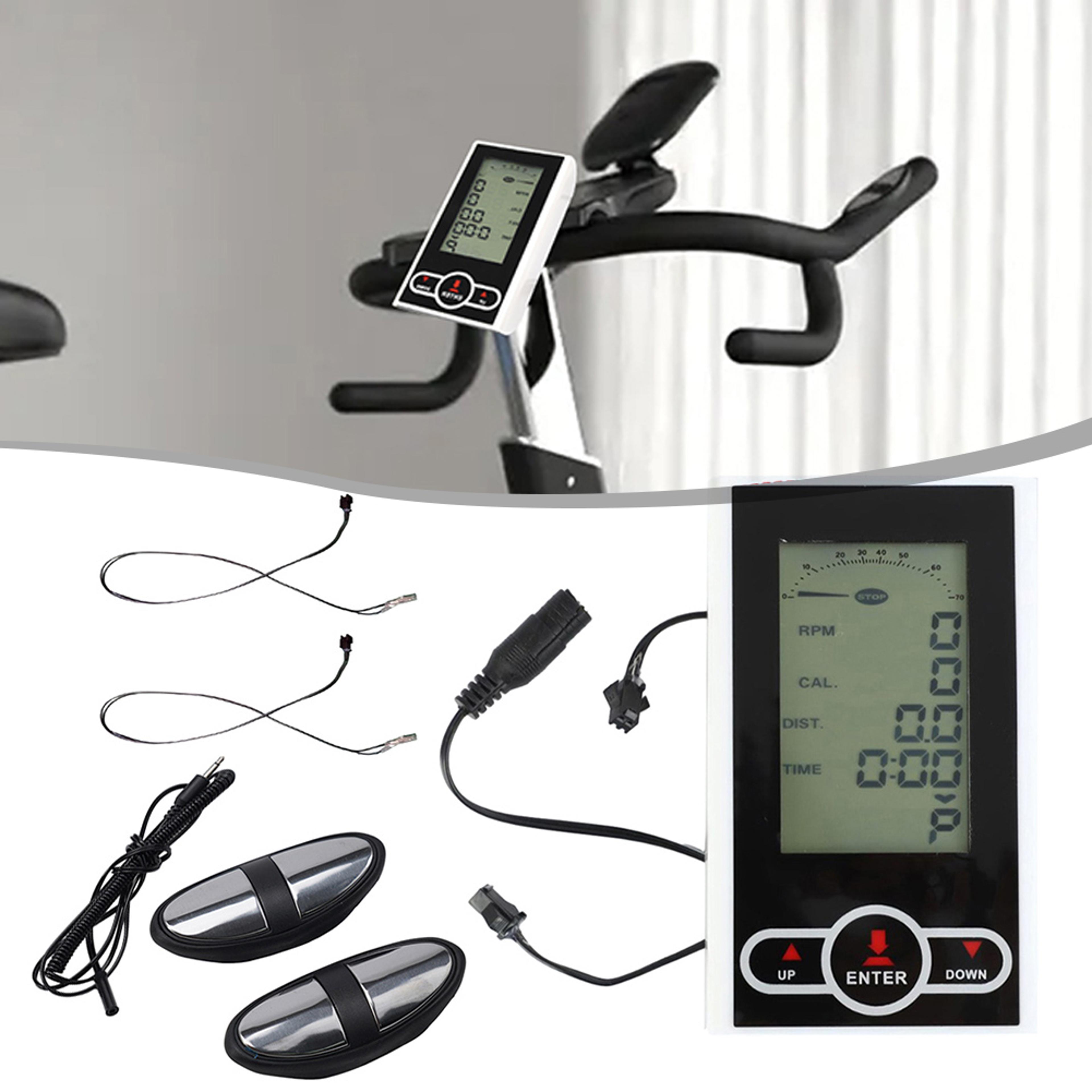 exercise bike monitor speedometer display for stationary bike training