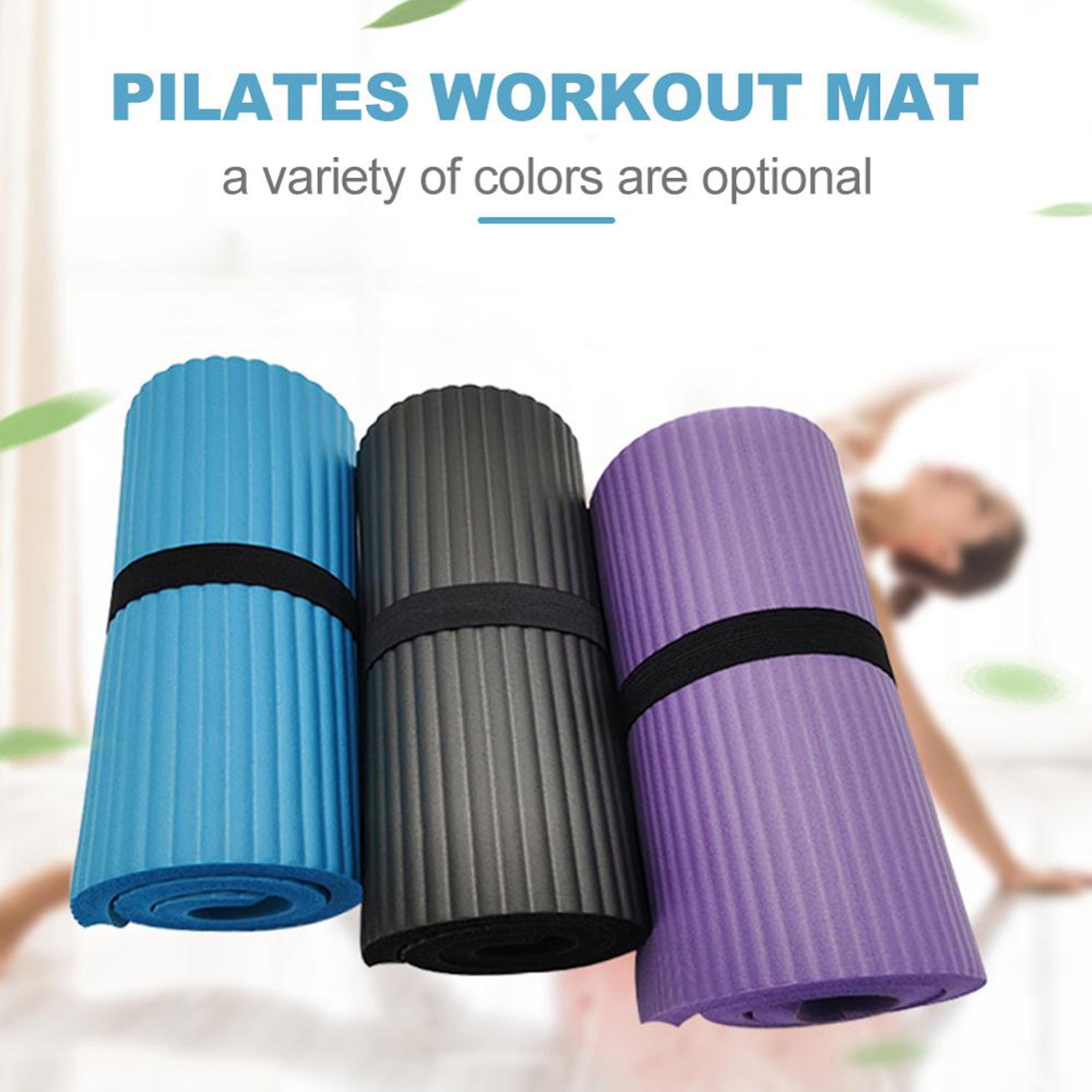 thick non slip yoga mat for pilates exercise fitness meditation workout
