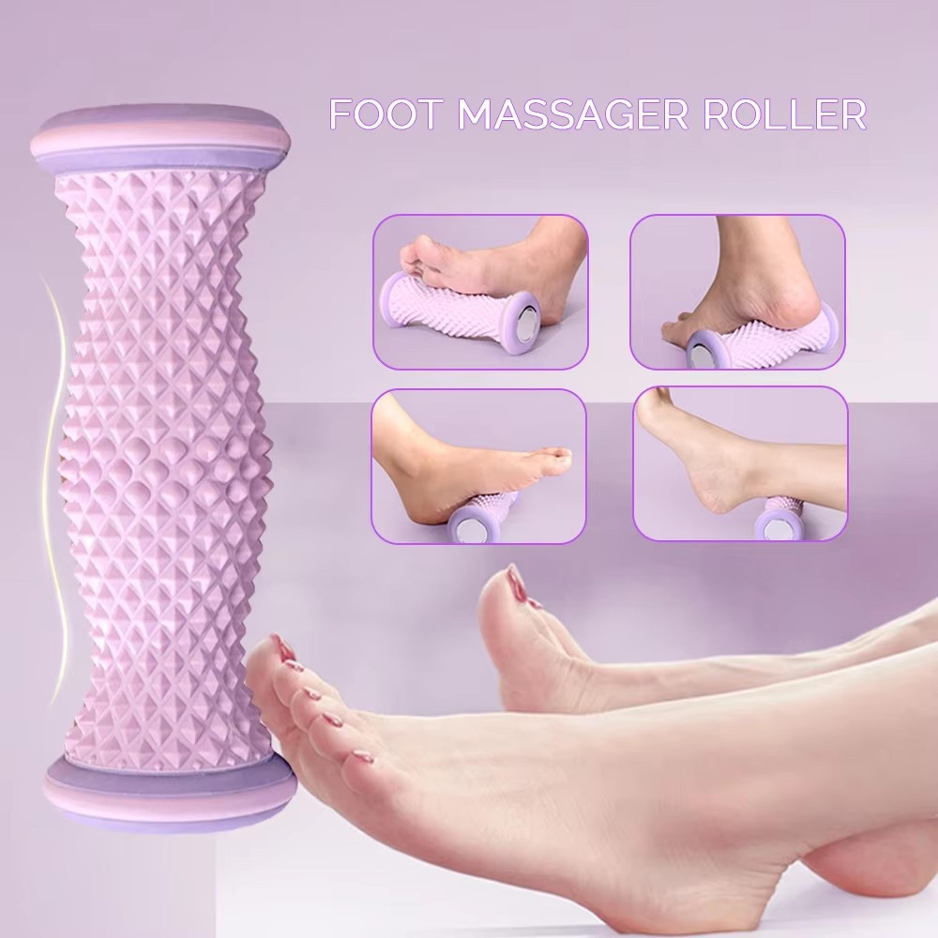 foot massager roller for plantar relief shiatsu acupressure relaxation therapy