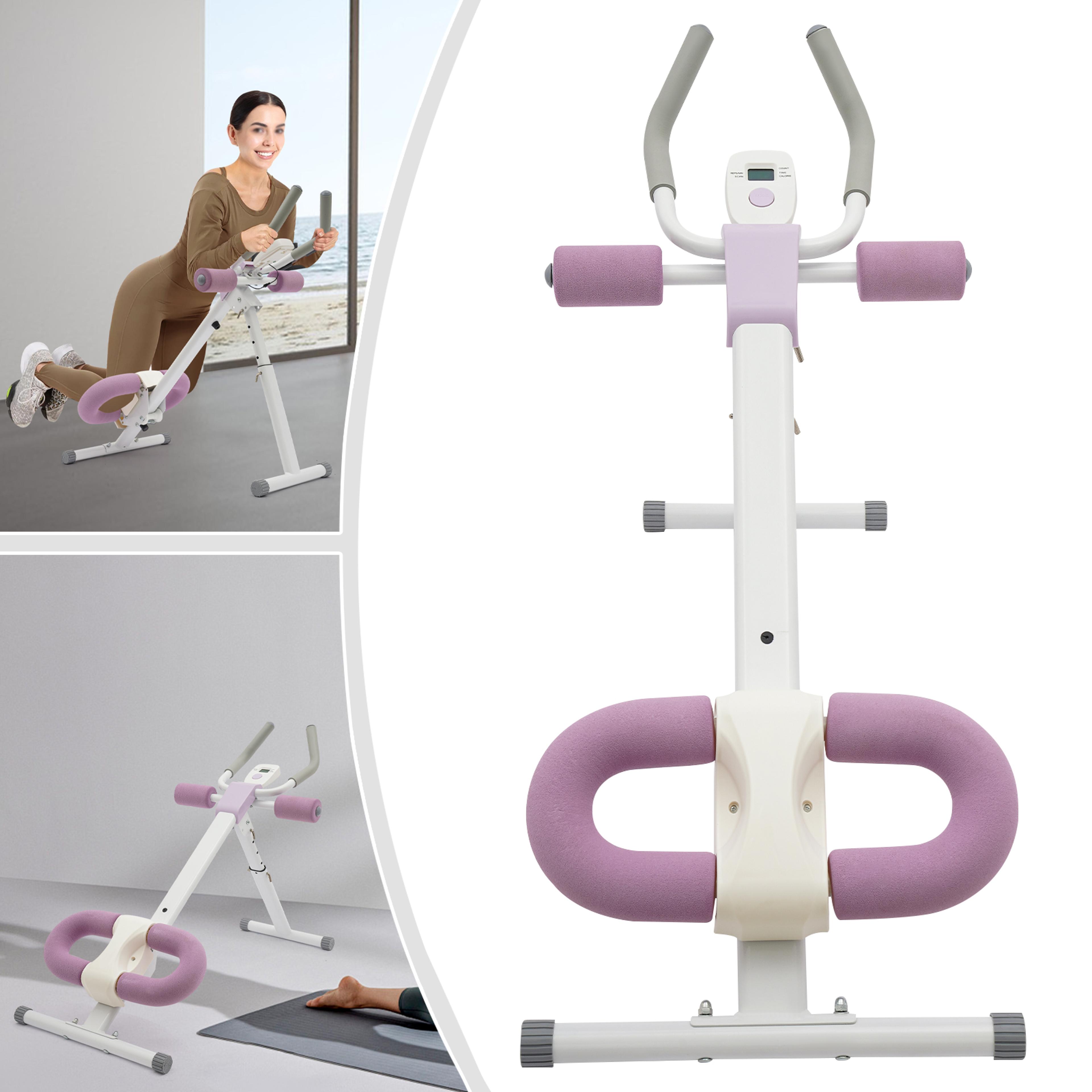 adjustable ab trainer machine for home gym core workout equipment